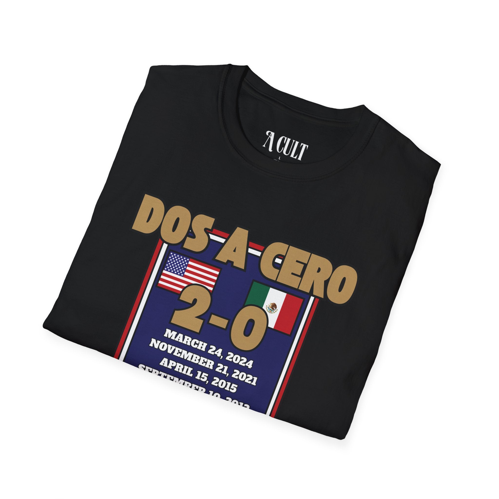 World Cup - USA - Dos A Cero - Unisex Soft-Style T-Shirt