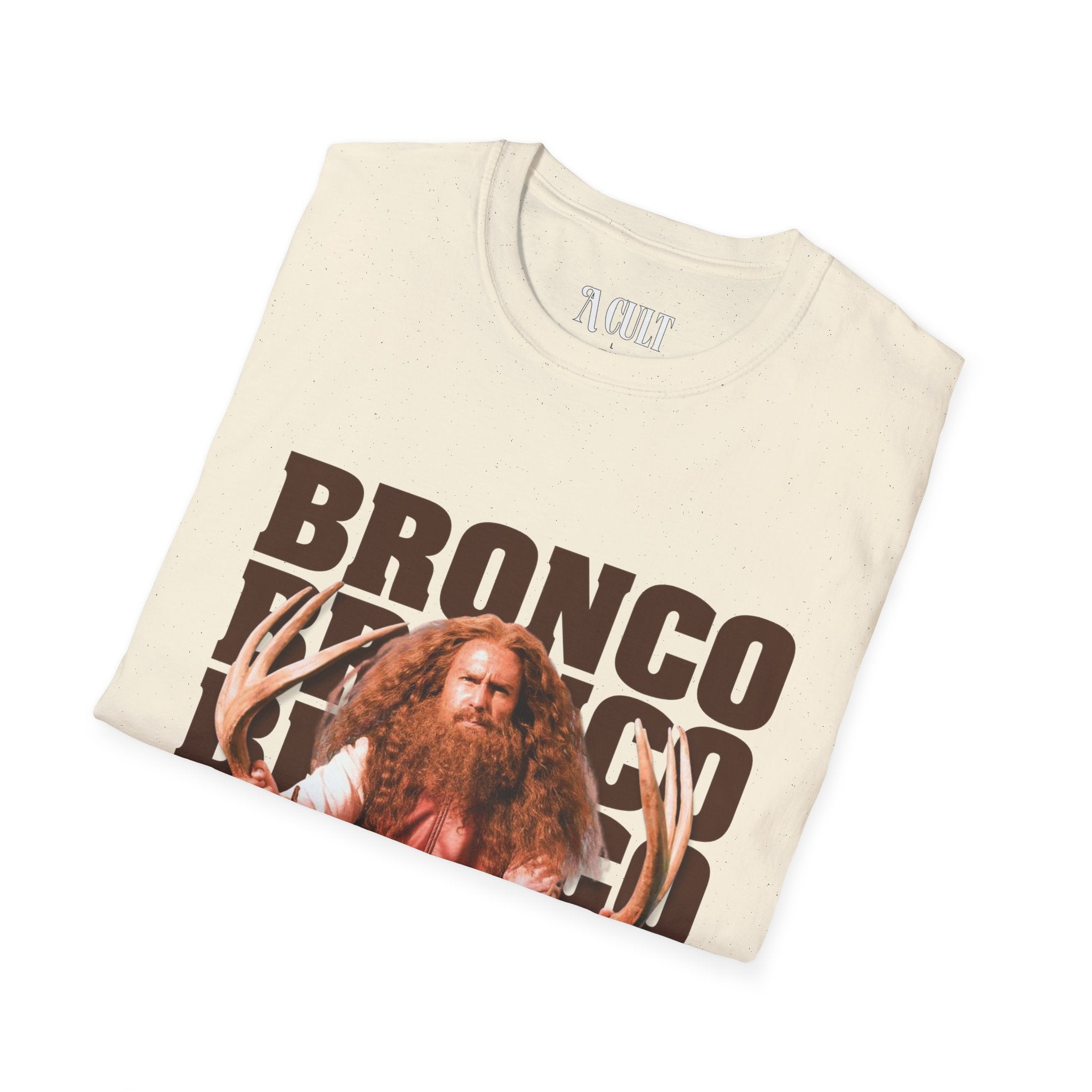 Gentlemen Broncos - Bronco and The Battle Stag - Unisex Soft-Style T-Shirt