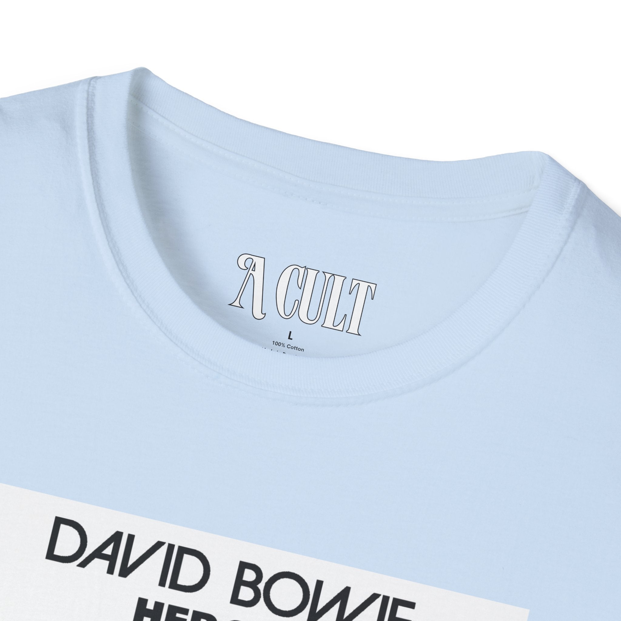 David Bowie - Heroes - Unisex Soft-Style T-Shirt