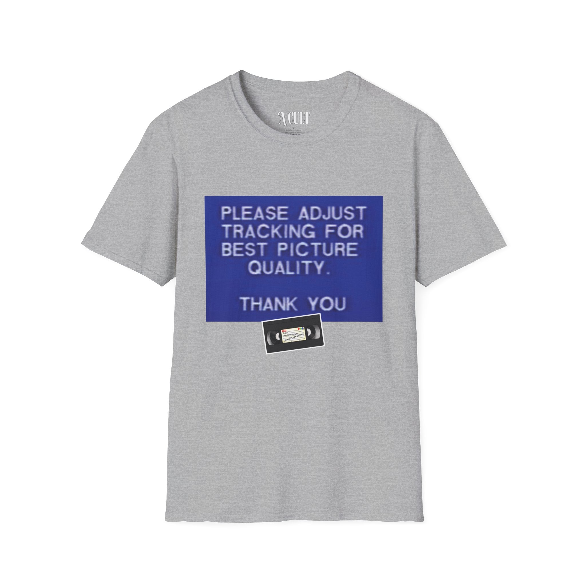 Tape Tee - Please Adjust Front - Unisex Soft-Style T-Shirt