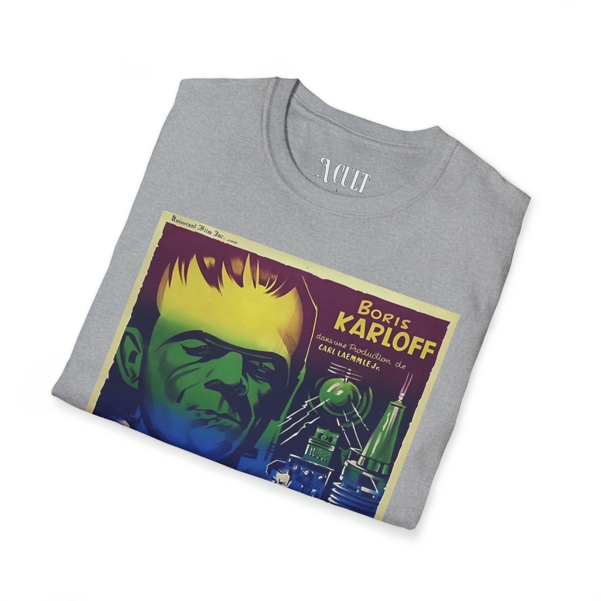 Frankenstein - is Boris Karloff - Unisex Soft-Style T-Shirt