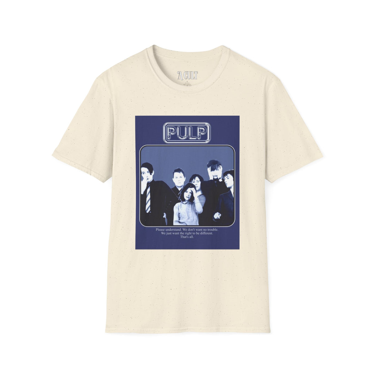 Pulp - Right To Be Different - Unisex Soft-Style T-Shirt