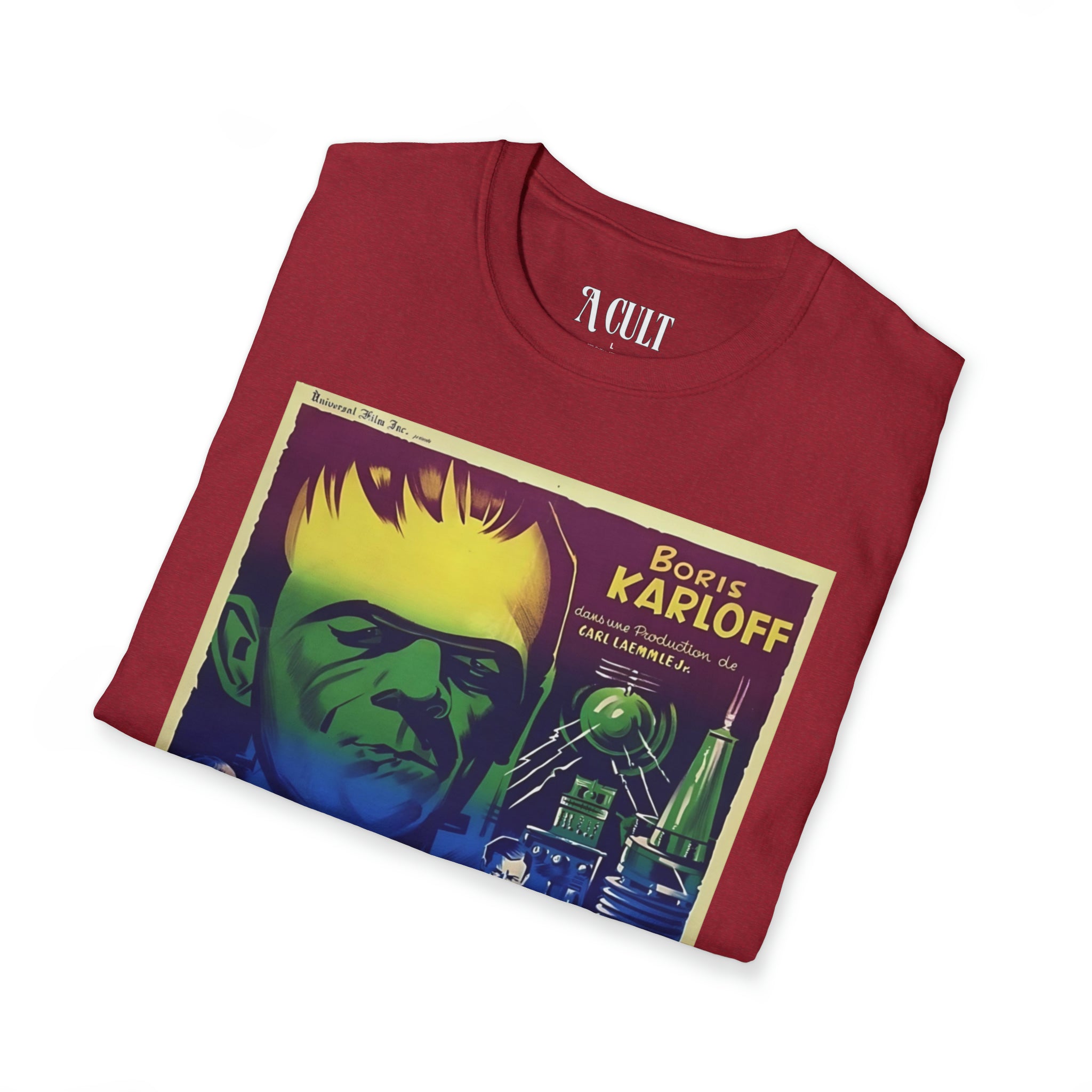 Frankenstein - is Boris Karloff - Unisex Soft-Style T-Shirt