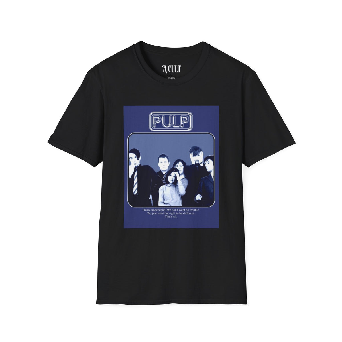 Pulp - Right To Be Different - Unisex Soft-Style T-Shirt