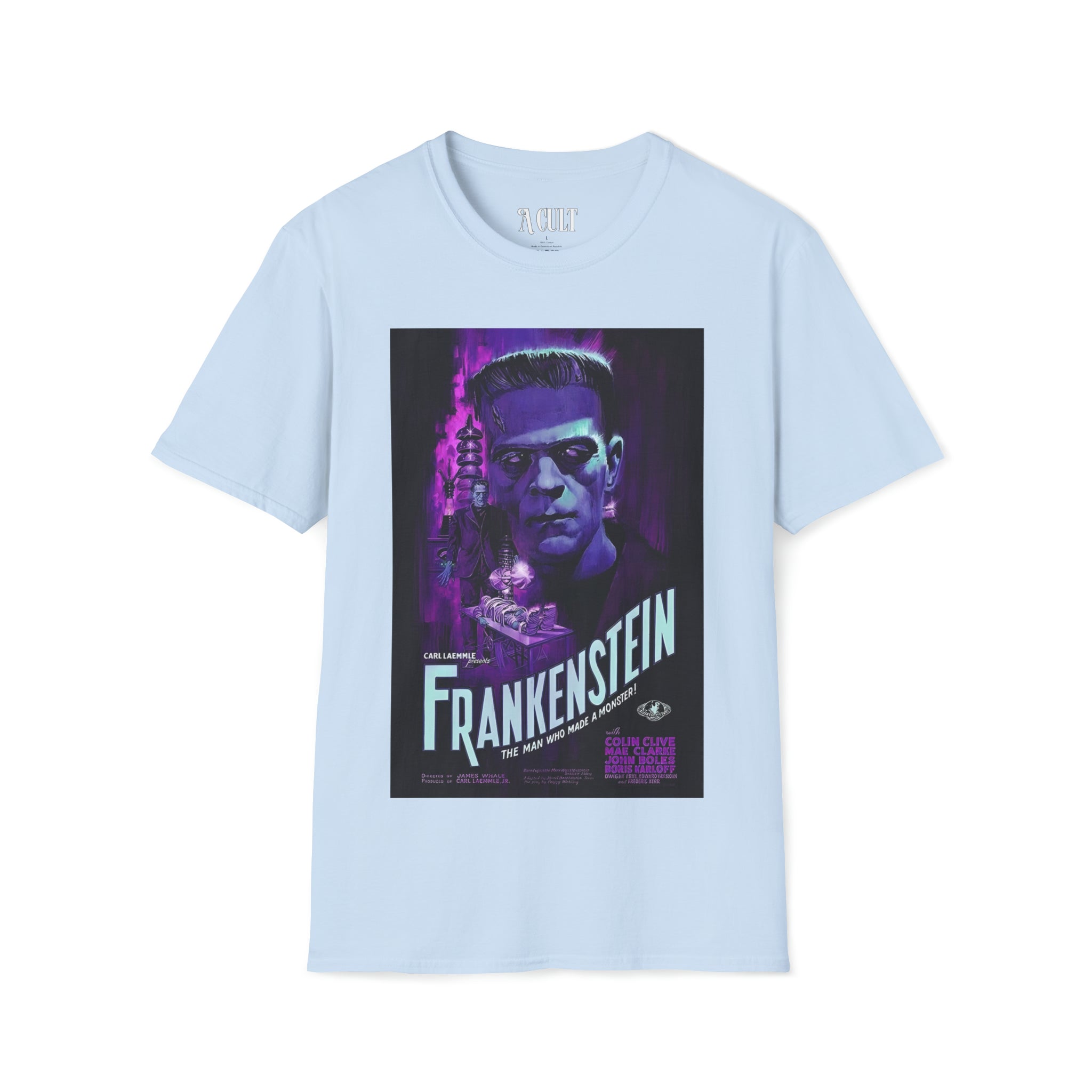 Frankenstein - by Carl Laemmle - Unisex Soft-Style T-Shirt