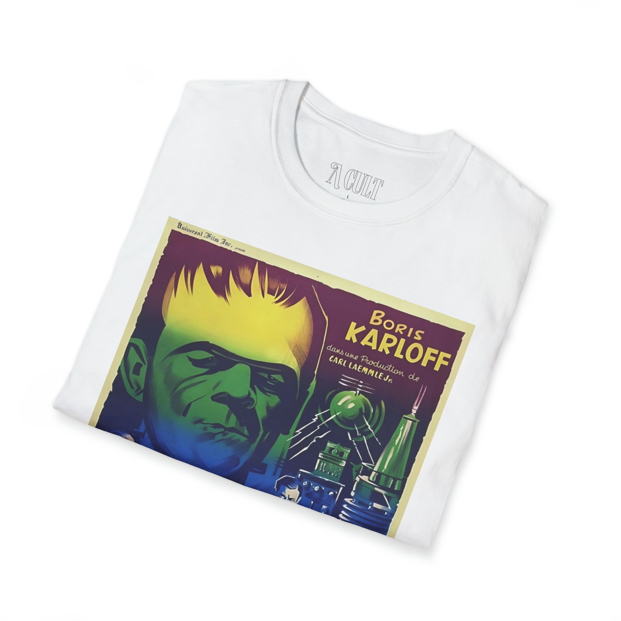Frankenstein - is Boris Karloff - Unisex Soft-Style T-Shirt