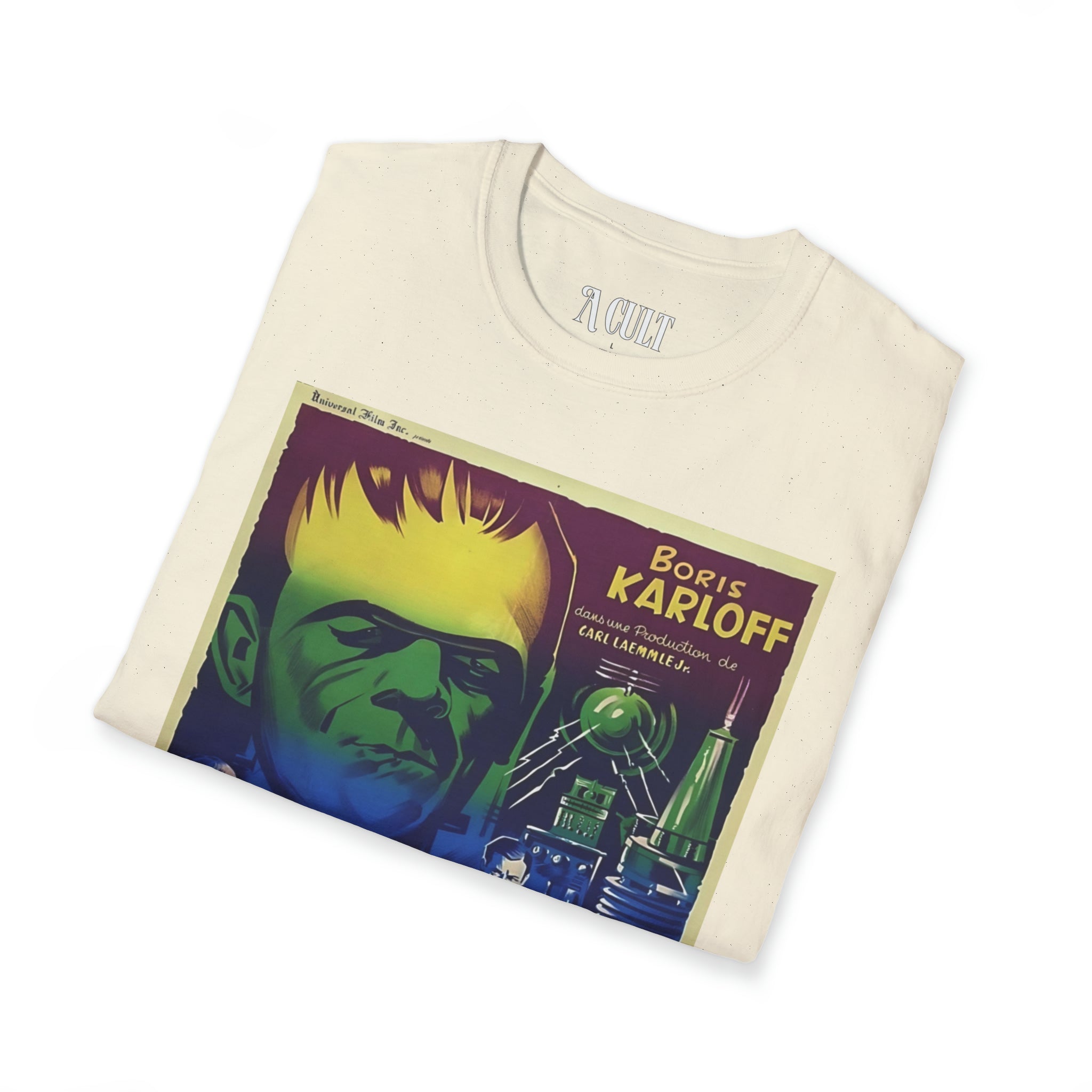 Frankenstein - is Boris Karloff - Unisex Soft-Style T-Shirt