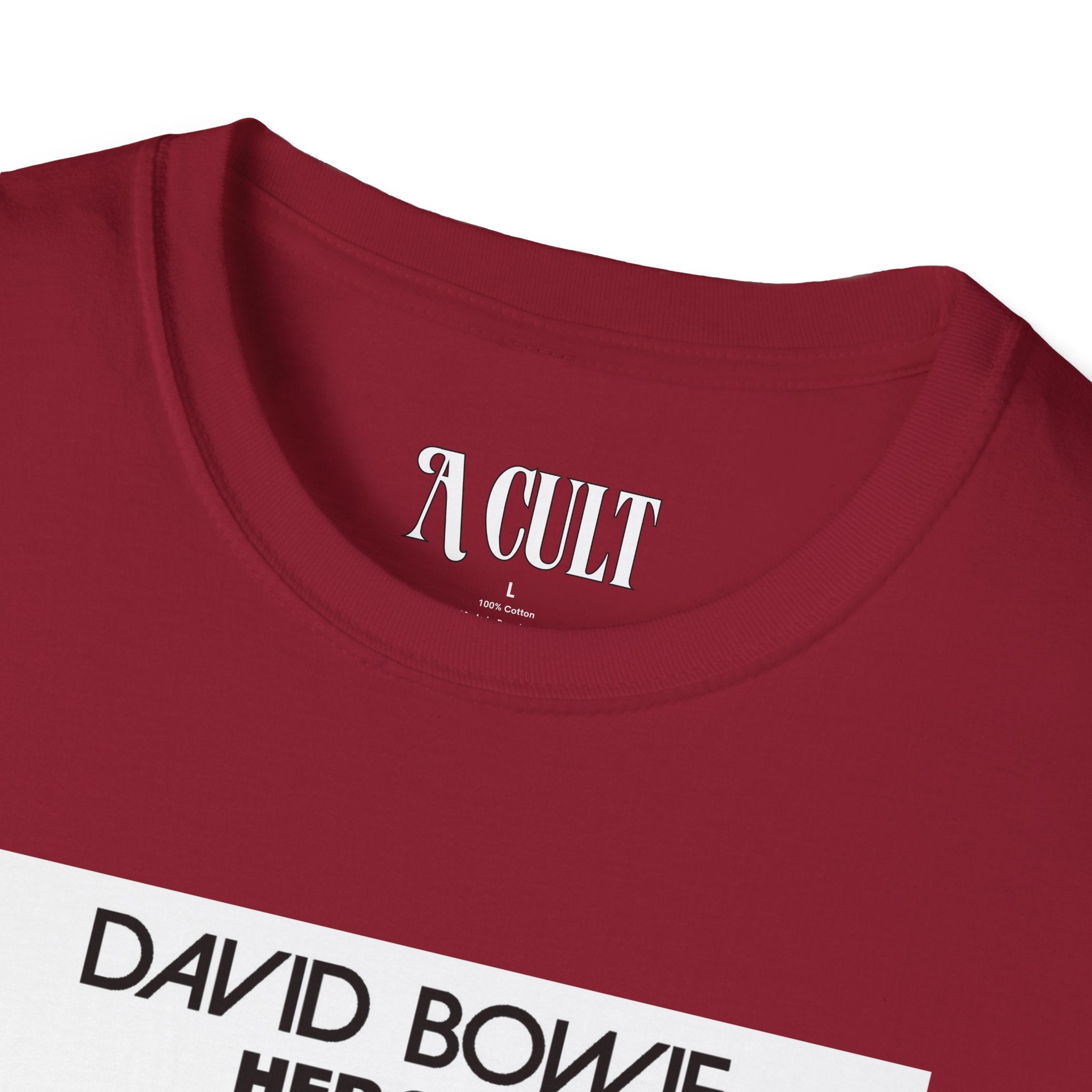 David Bowie - Heroes - Unisex Soft-Style T-Shirt