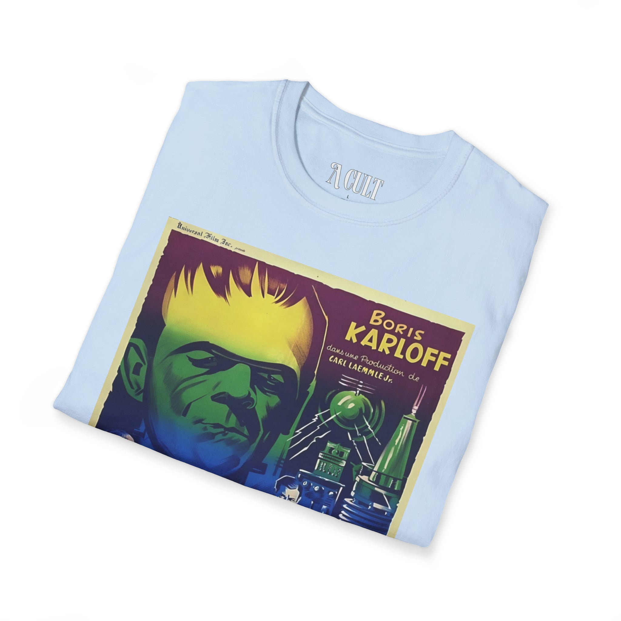 Frankenstein - is Boris Karloff - Unisex Soft-Style T-Shirt