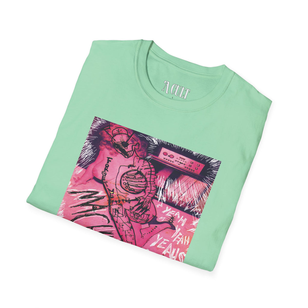 Yeah Yeah Yeahs - Machine - Unisex Soft-Style T-Shirt