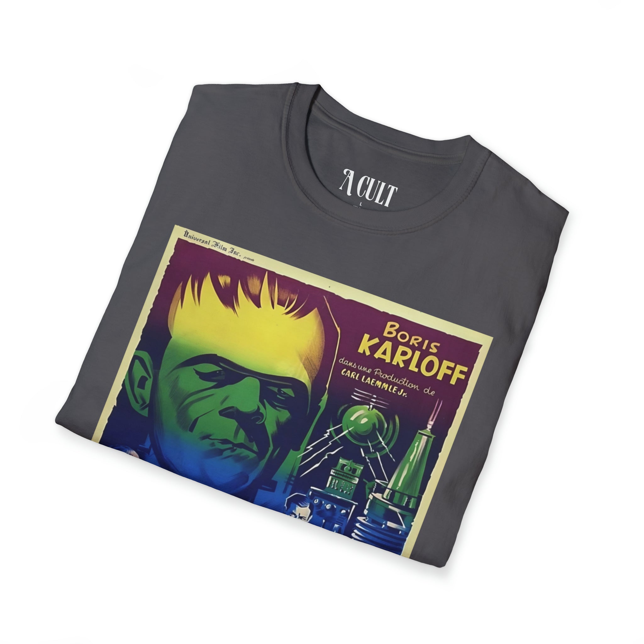 Frankenstein - is Boris Karloff - Unisex Soft-Style T-Shirt