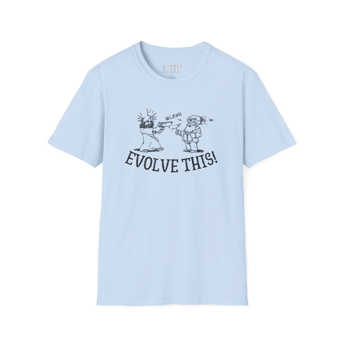 Paul Rudd & Kristen Wiig - Evolve This - Unisex Soft-Style T-Shirt