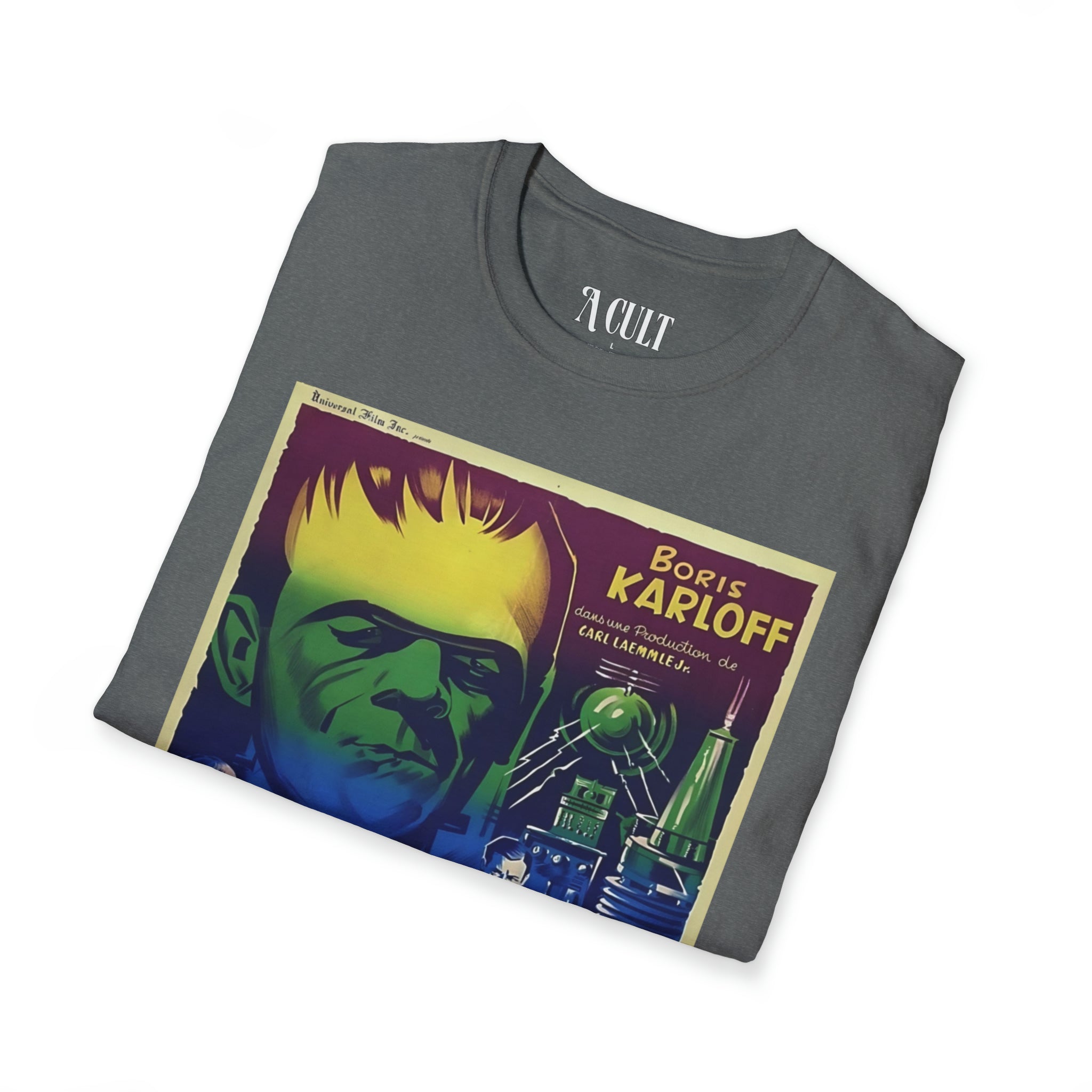 Frankenstein - is Boris Karloff - Unisex Soft-Style T-Shirt