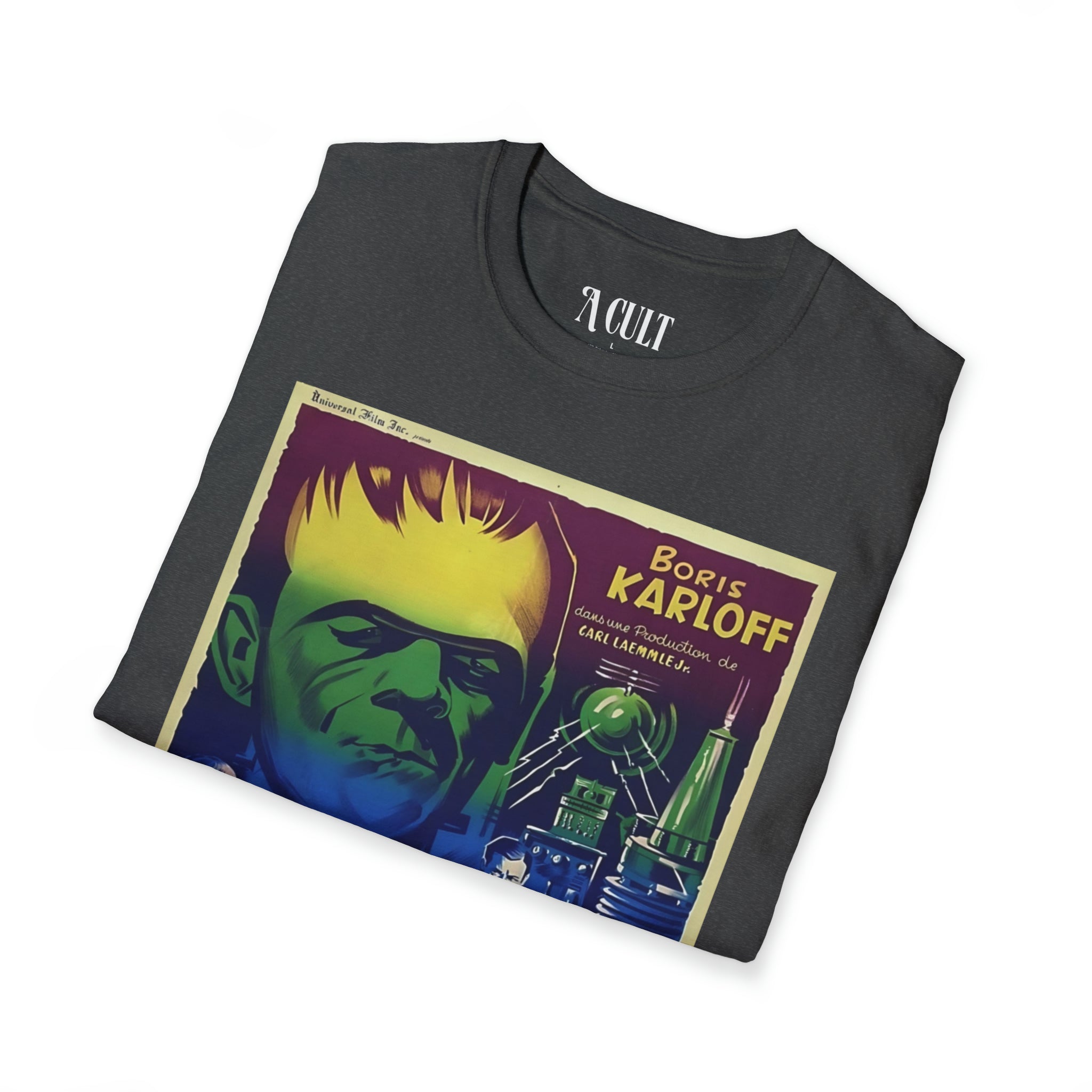 Frankenstein - is Boris Karloff - Unisex Soft-Style T-Shirt