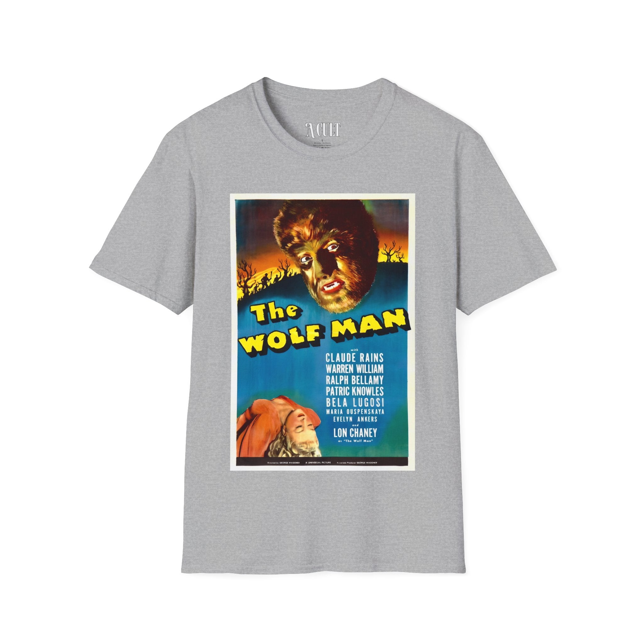 The Wolf Man - Poster - Unisex Soft-Style T-Shirt