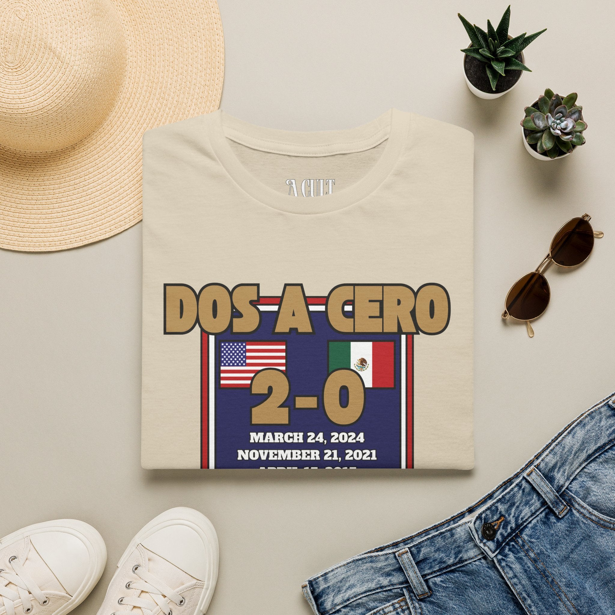 World Cup - USA - Dos A Cero - Unisex Soft-Style T-Shirt