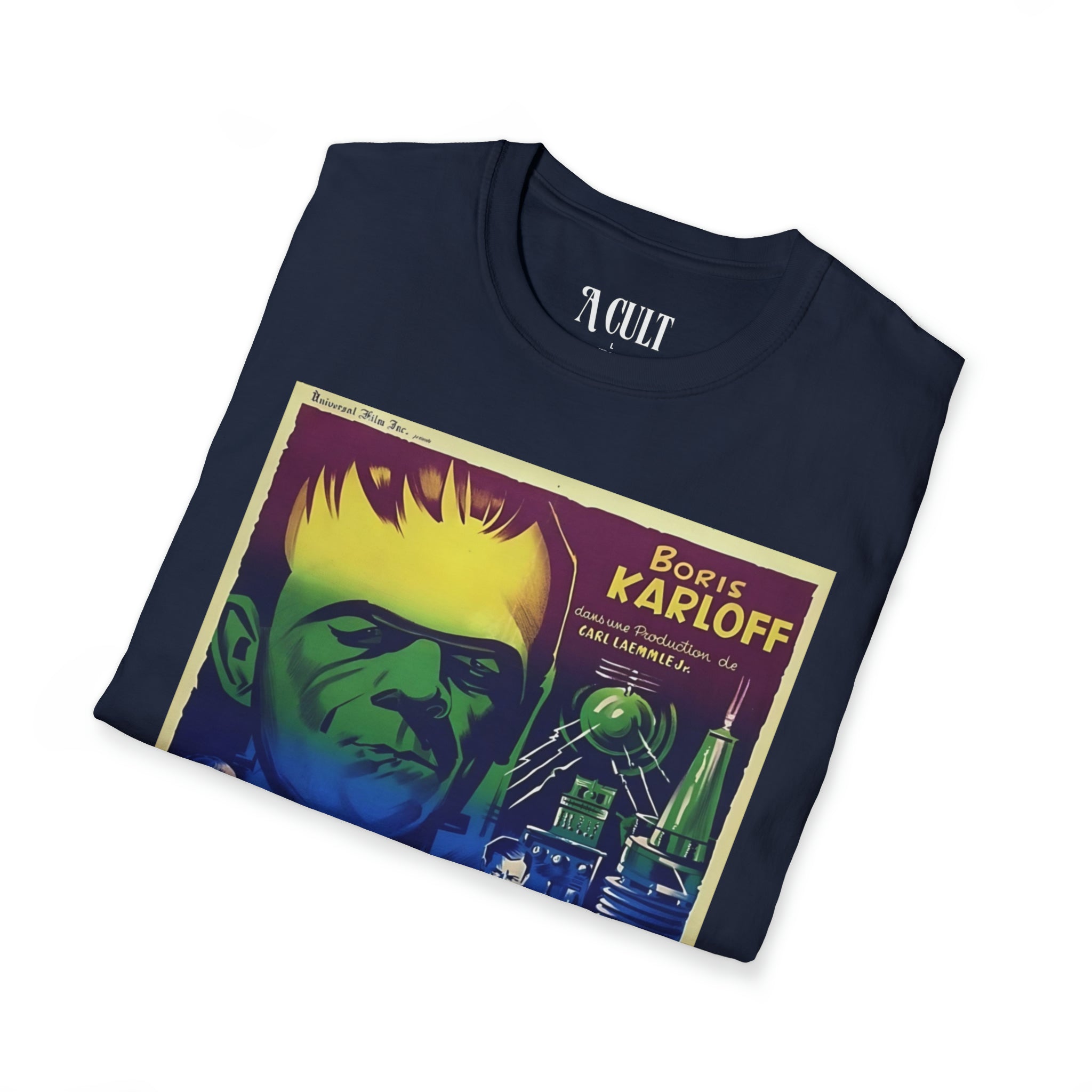 Frankenstein - is Boris Karloff - Unisex Soft-Style T-Shirt