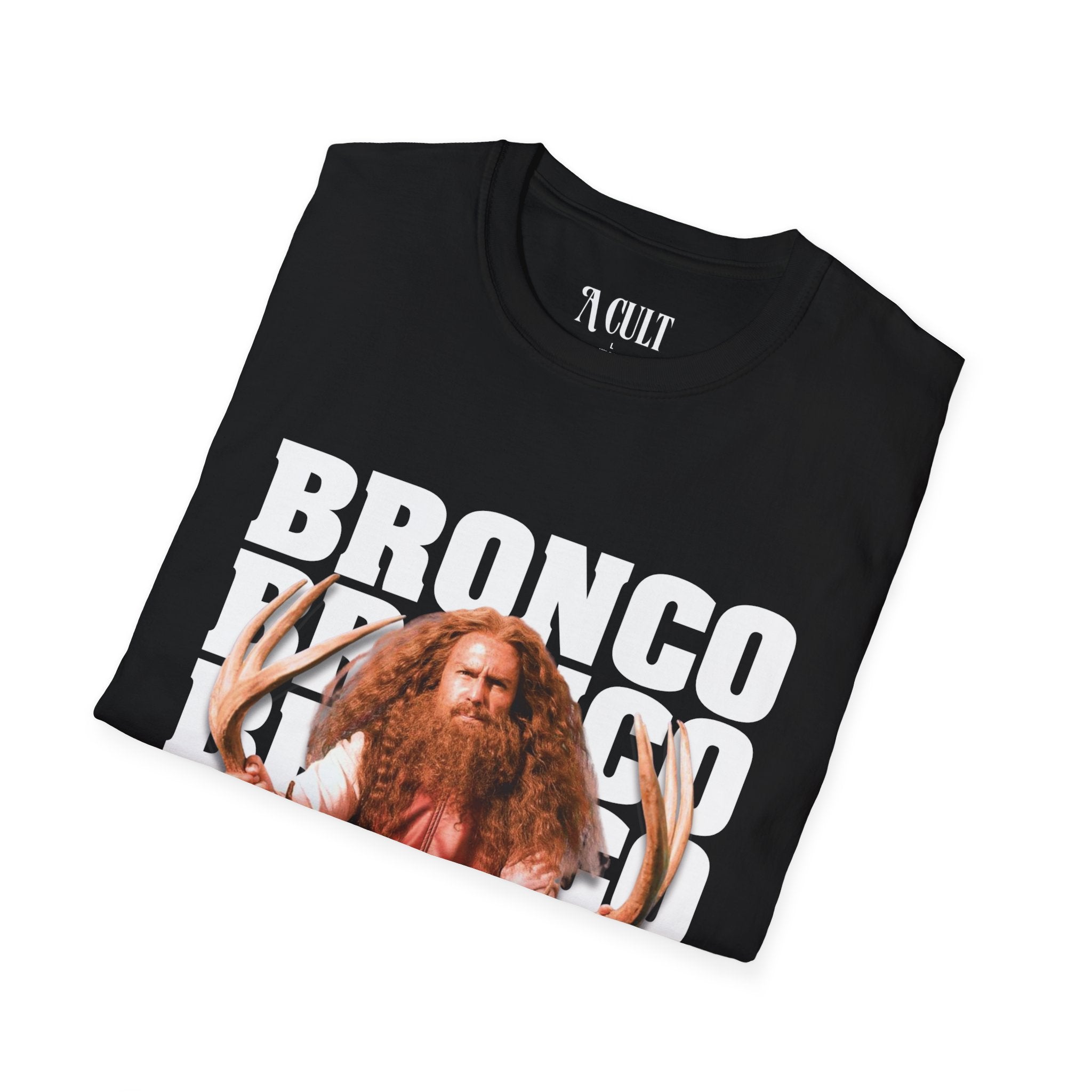 Gentlemen Broncos - Bronco and The Battle Stag - Unisex Soft-Style T-Shirt