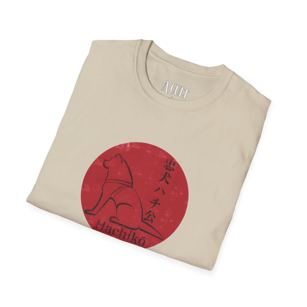 Hachiko - Loyal Dog - Unisex Soft-Style T-Shirt