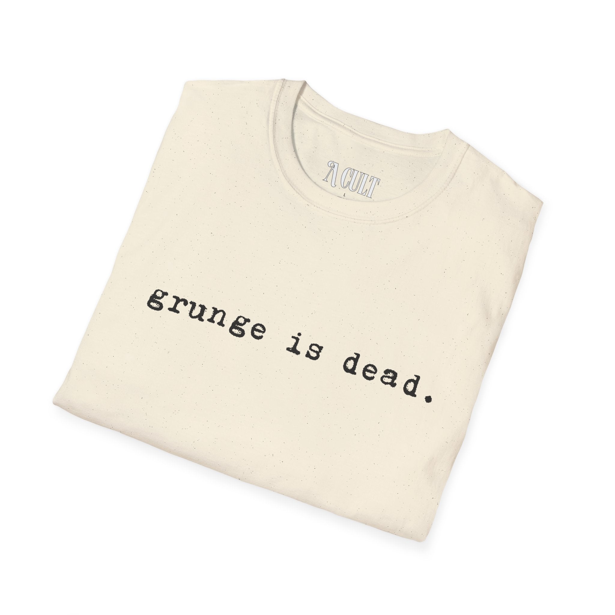What They Wore - Kurt Cobain - Grunge Is Dead - Unisex Soft-Style T-Shirt