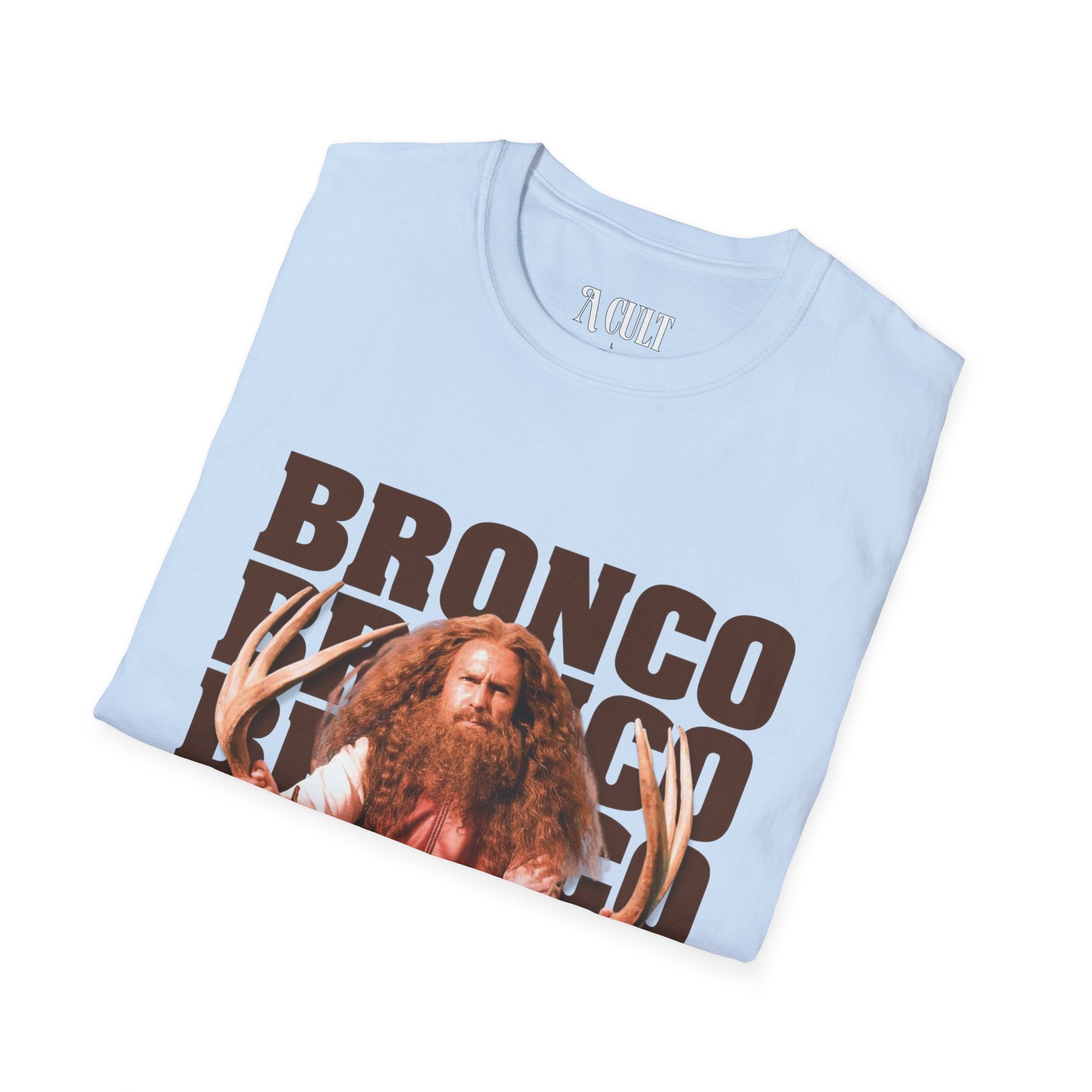 Gentlemen Broncos - Bronco and The Battle Stag - Unisex Soft-Style T-Shirt