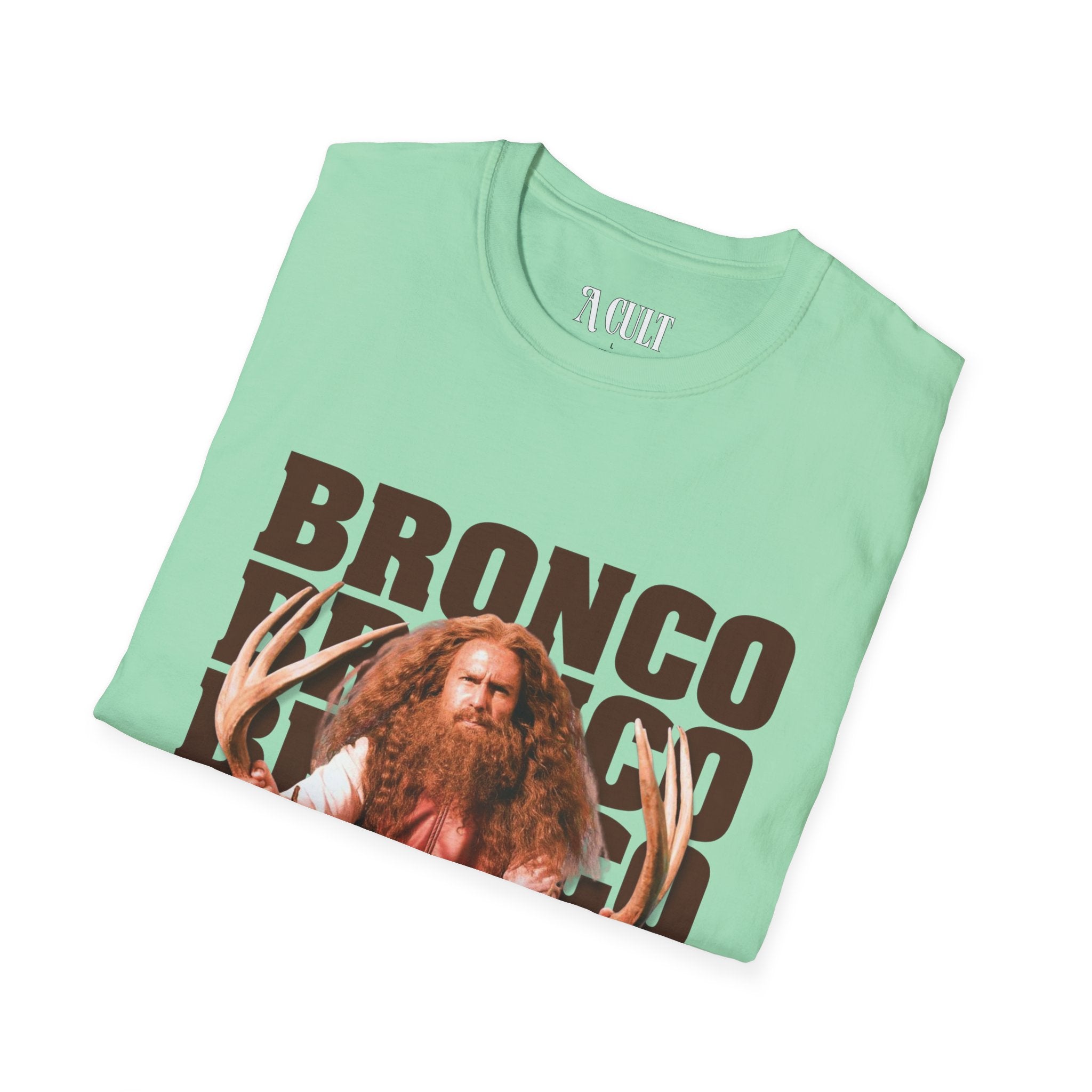 Gentlemen Broncos - Bronco and The Battle Stag - Unisex Soft-Style T-Shirt