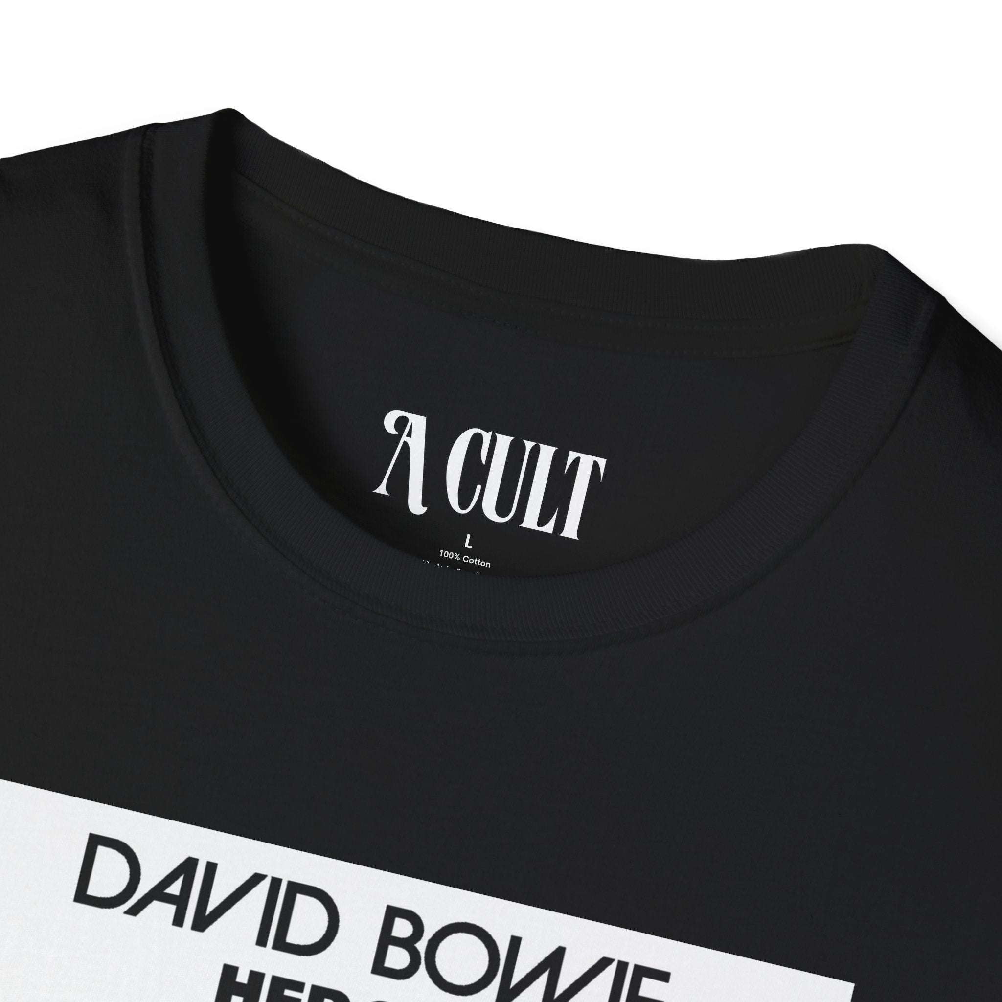 David Bowie - Heroes - Unisex Soft-Style T-Shirt