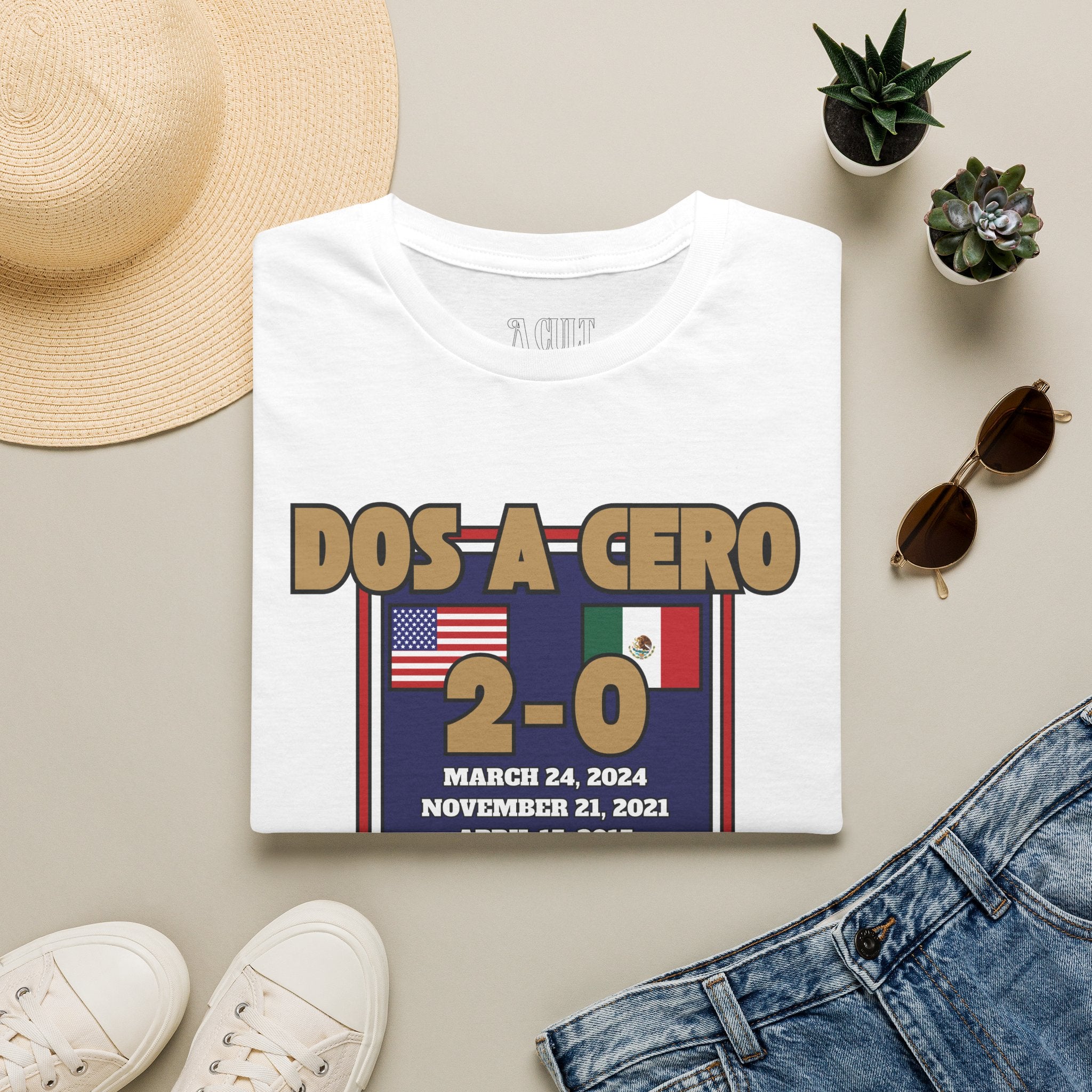 World Cup - USA - Dos A Cero - Unisex Soft-Style T-Shirt