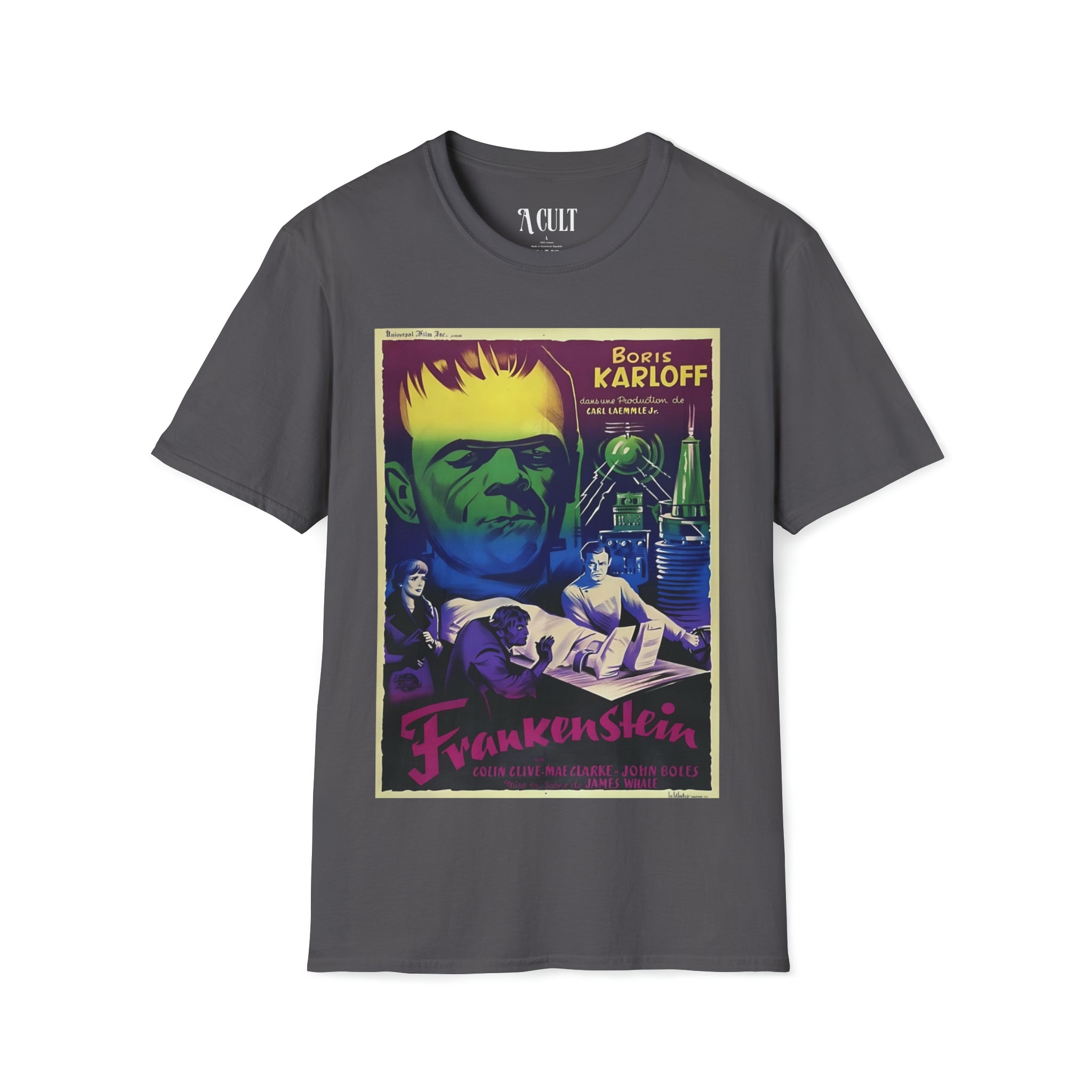 Frankenstein - is Boris Karloff - Unisex Soft-Style T-Shirt