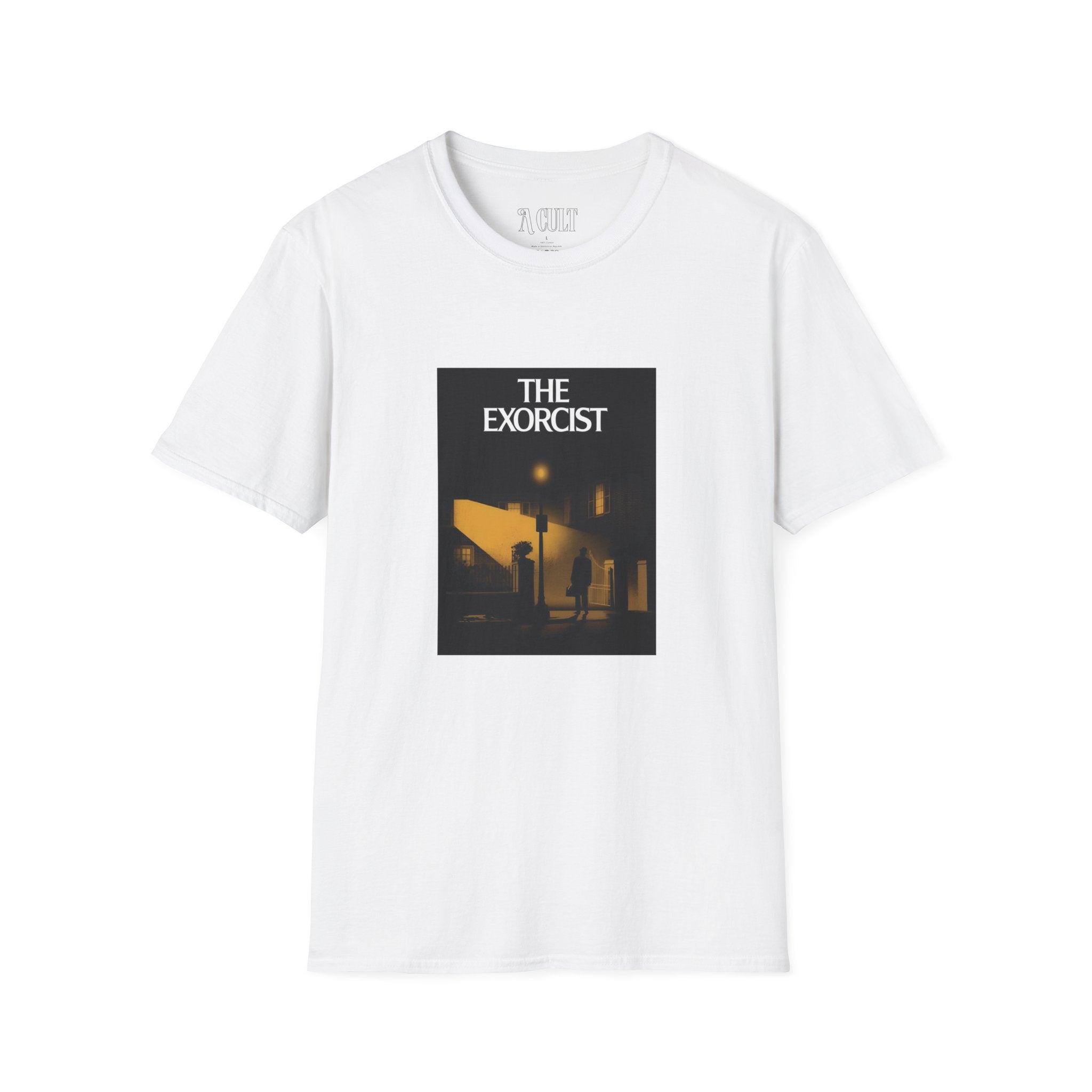 The Exorcist - Classic Movie Poster Yellow - Unisex Soft-Style T-Shirt