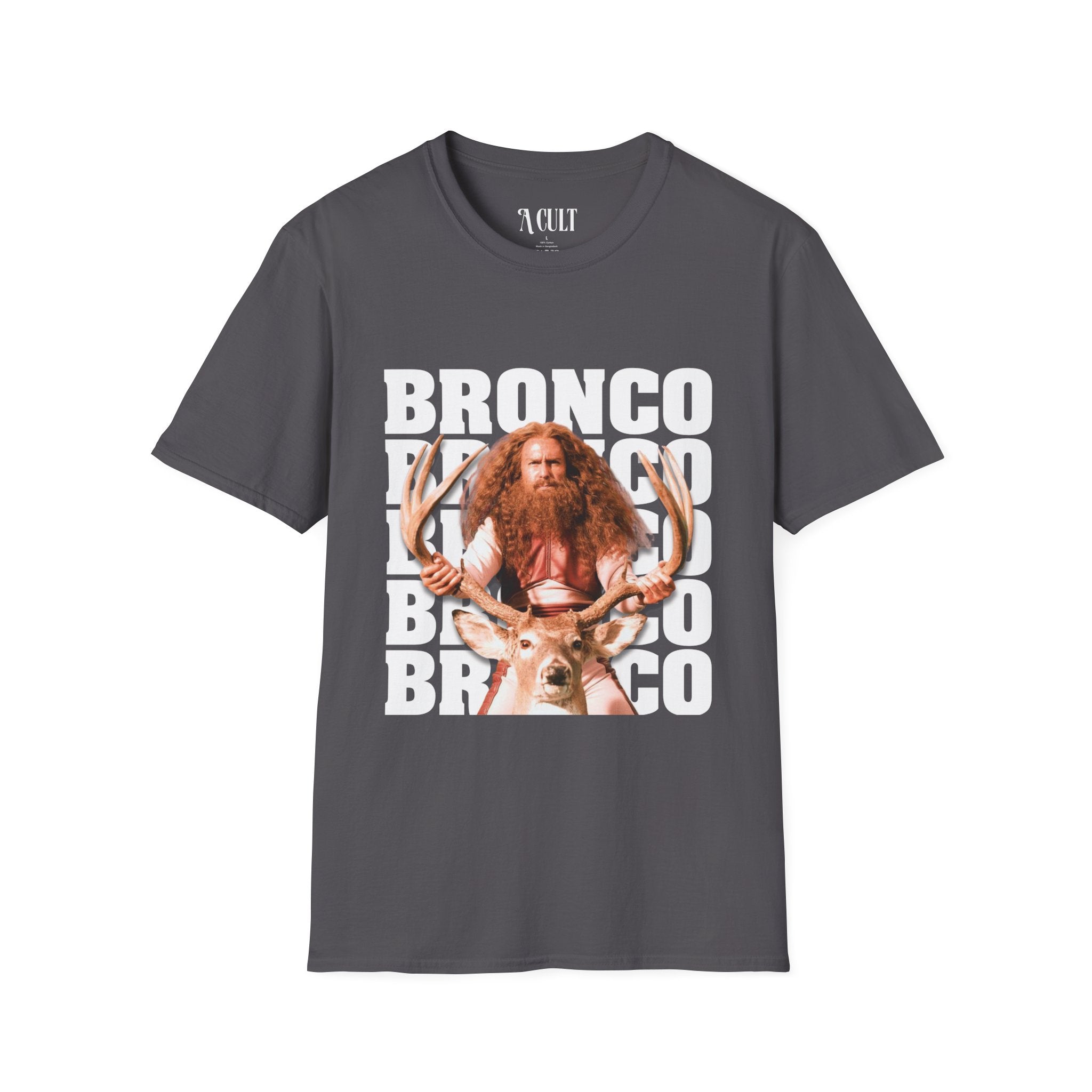 Gentlemen Broncos - Bronco and The Battle Stag - Unisex Soft-Style T-Shirt