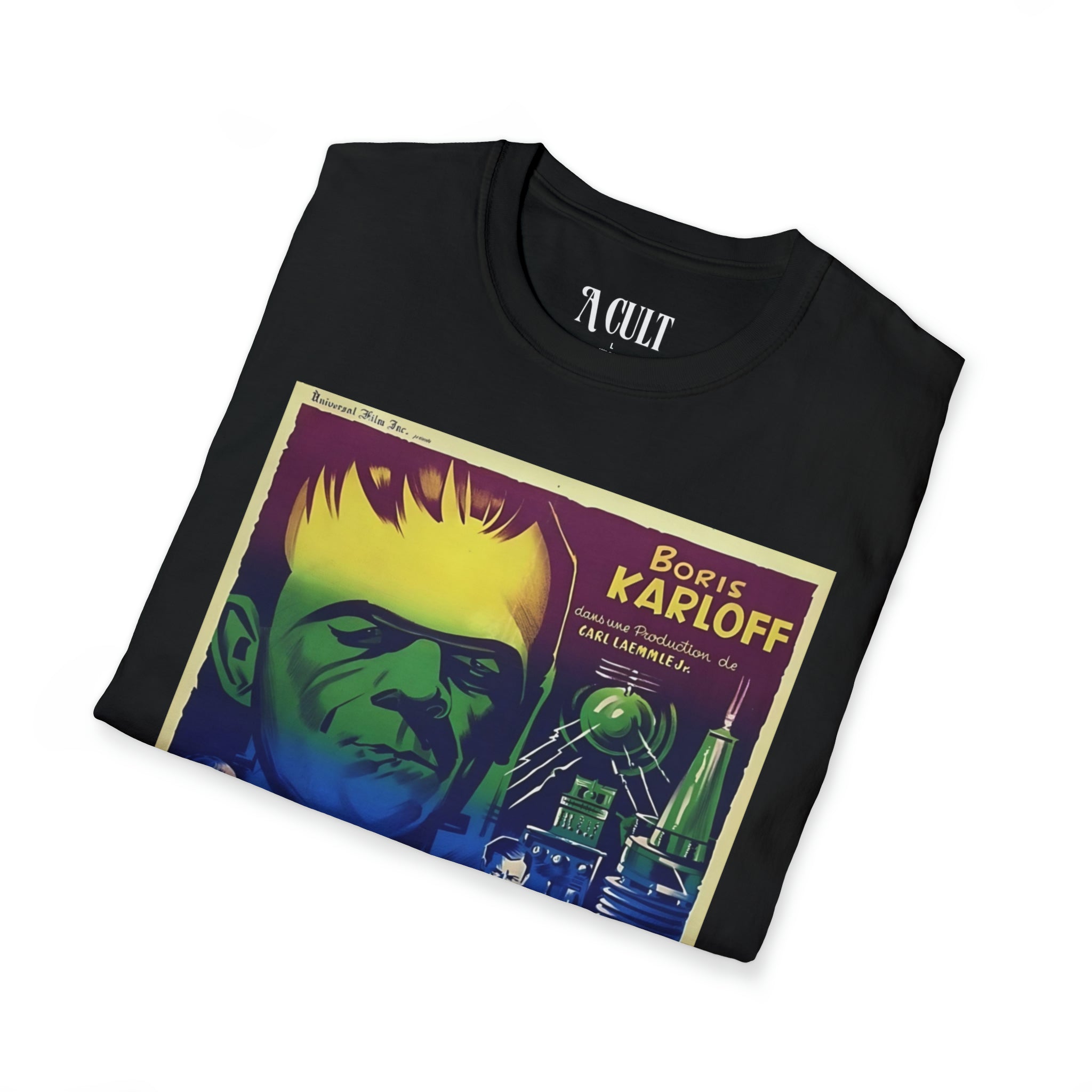 Frankenstein - is Boris Karloff - Unisex Soft-Style T-Shirt