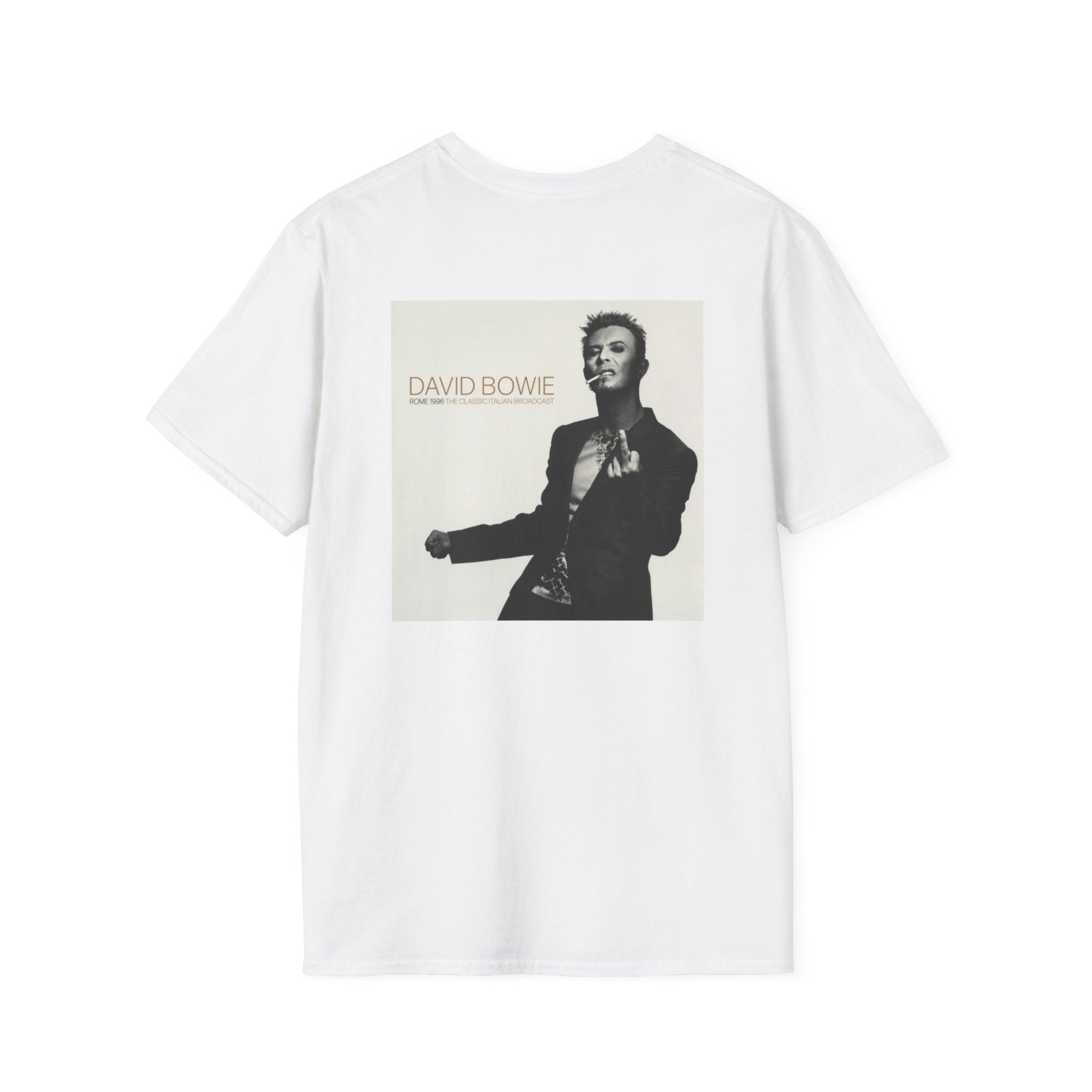 David Bowie - Rome 1996 - Unisex Soft-Style T-Shirt