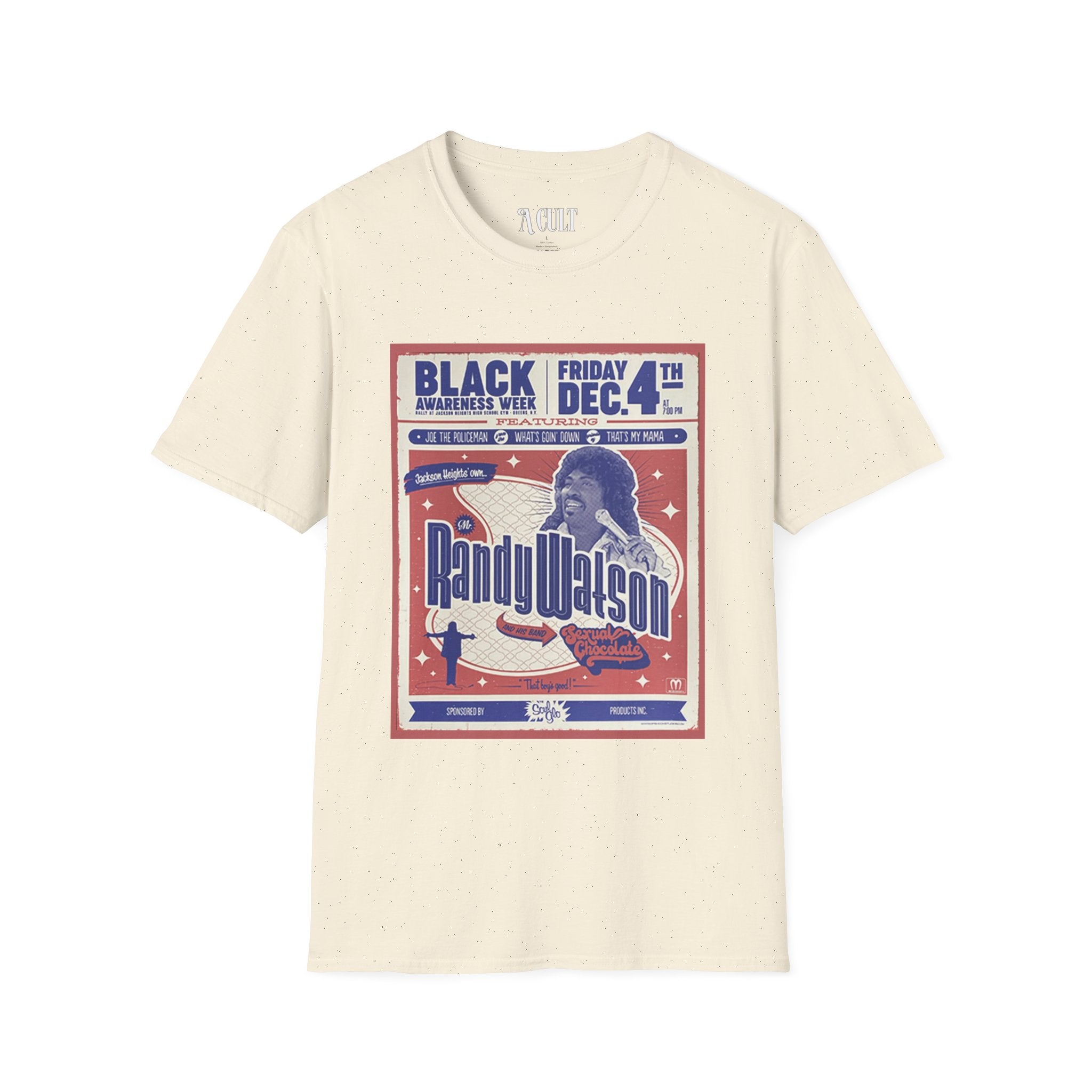 Coming To America - Randy Watson Concert - Unisex Soft-Style T-Shirt