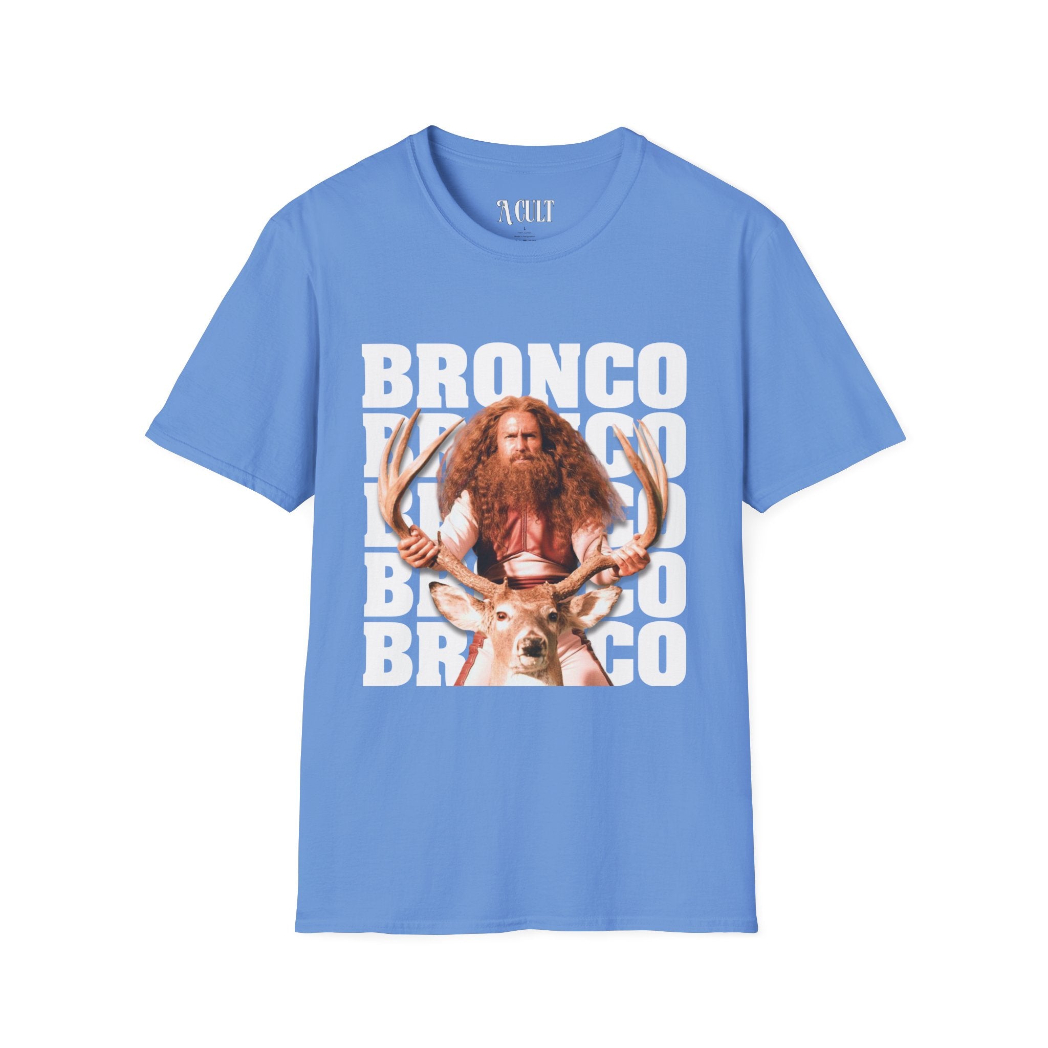 Gentlemen Broncos - Bronco and The Battle Stag - Unisex Soft-Style T-Shirt
