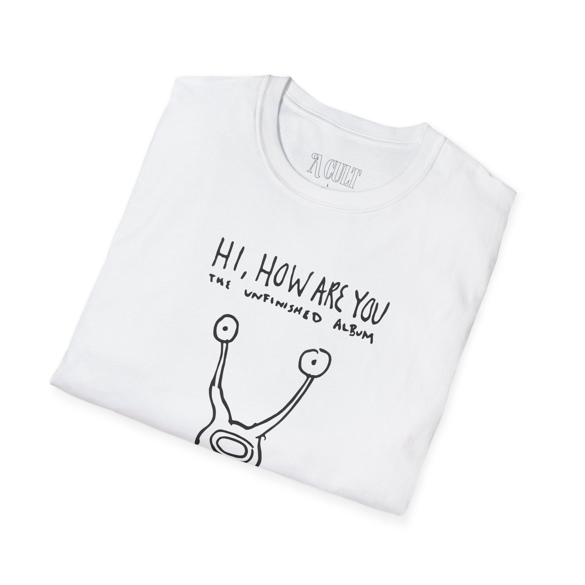 What They Wore - Kurt Cobain - Hi, How Are You - Unisex Soft-Style T-Shirt