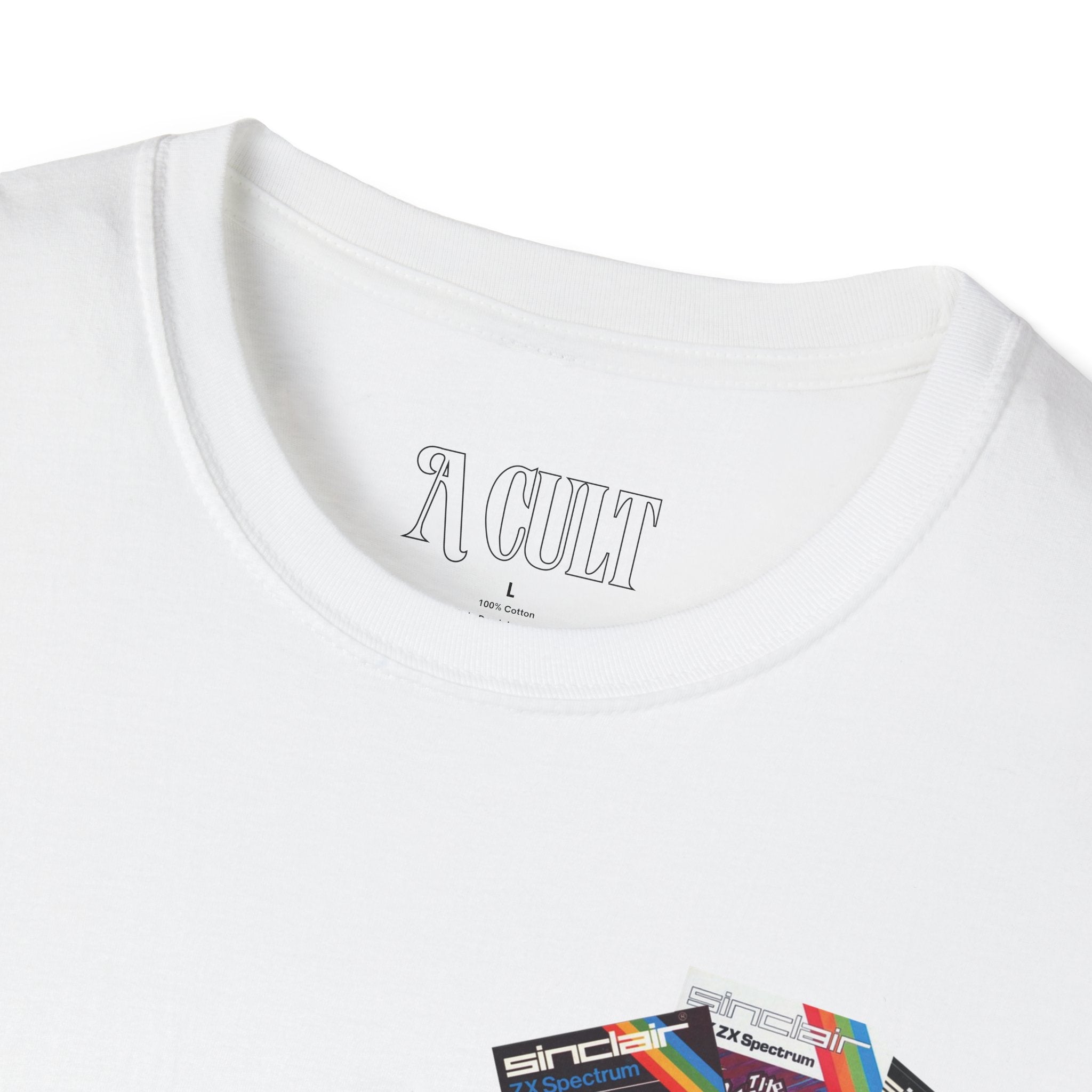 Spectrum ZX - Logo & Games - Unisex Soft-Style T-Shirt