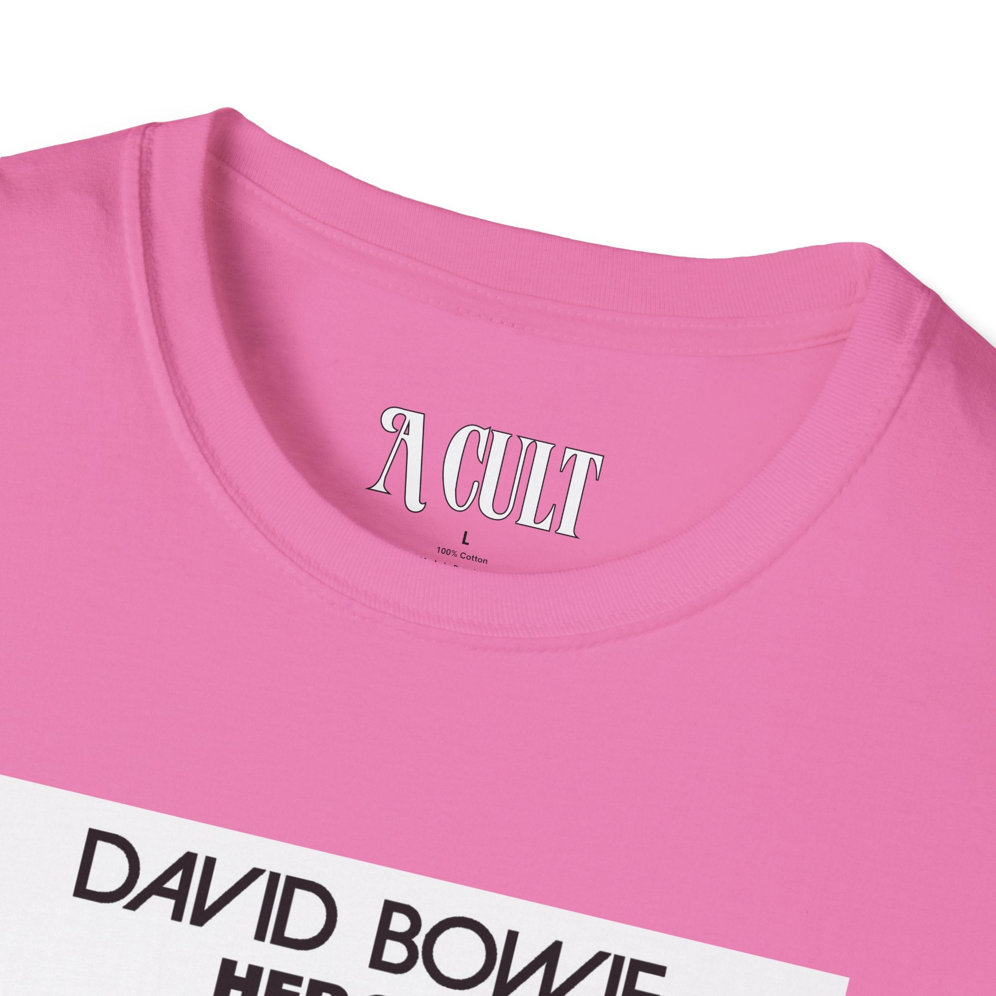 David Bowie - Heroes - Unisex Soft-Style T-Shirt
