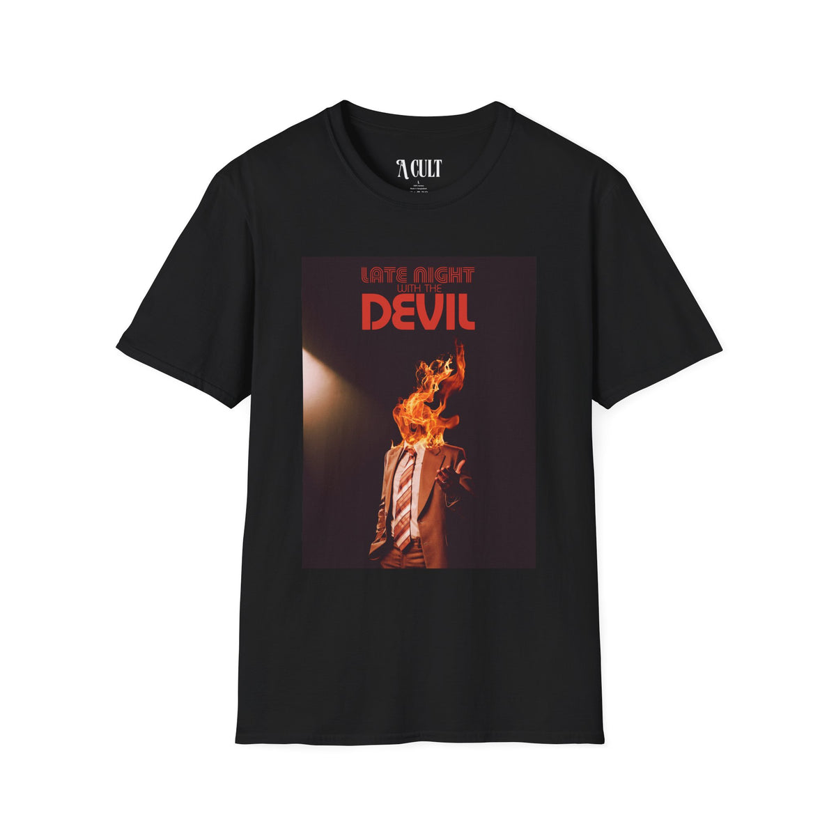 Late Night with the Devil - Fire - Unisex Soft-Style T-Shirt