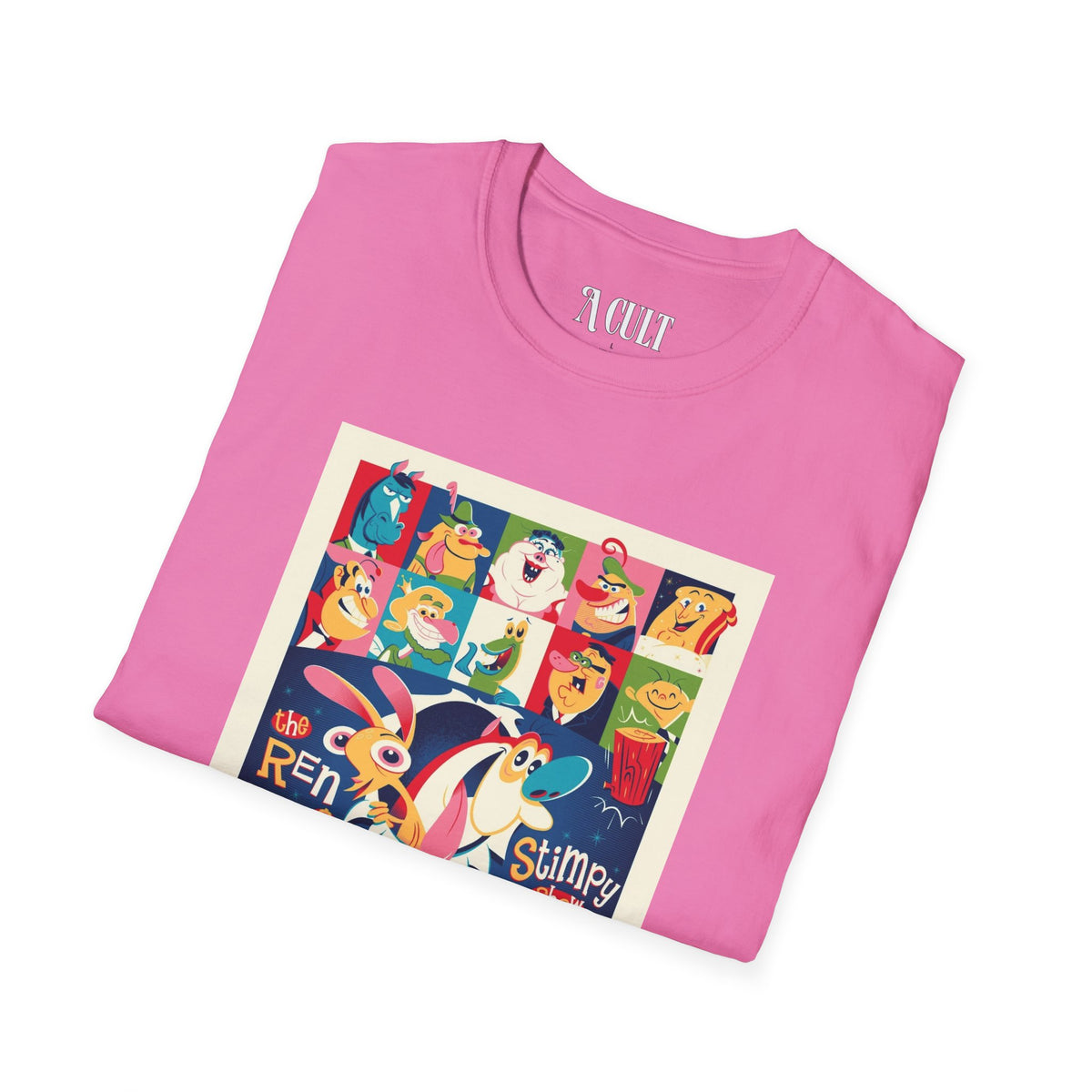 Ren And Stimpy - The Show  - Unisex Soft-Style T-Shirt