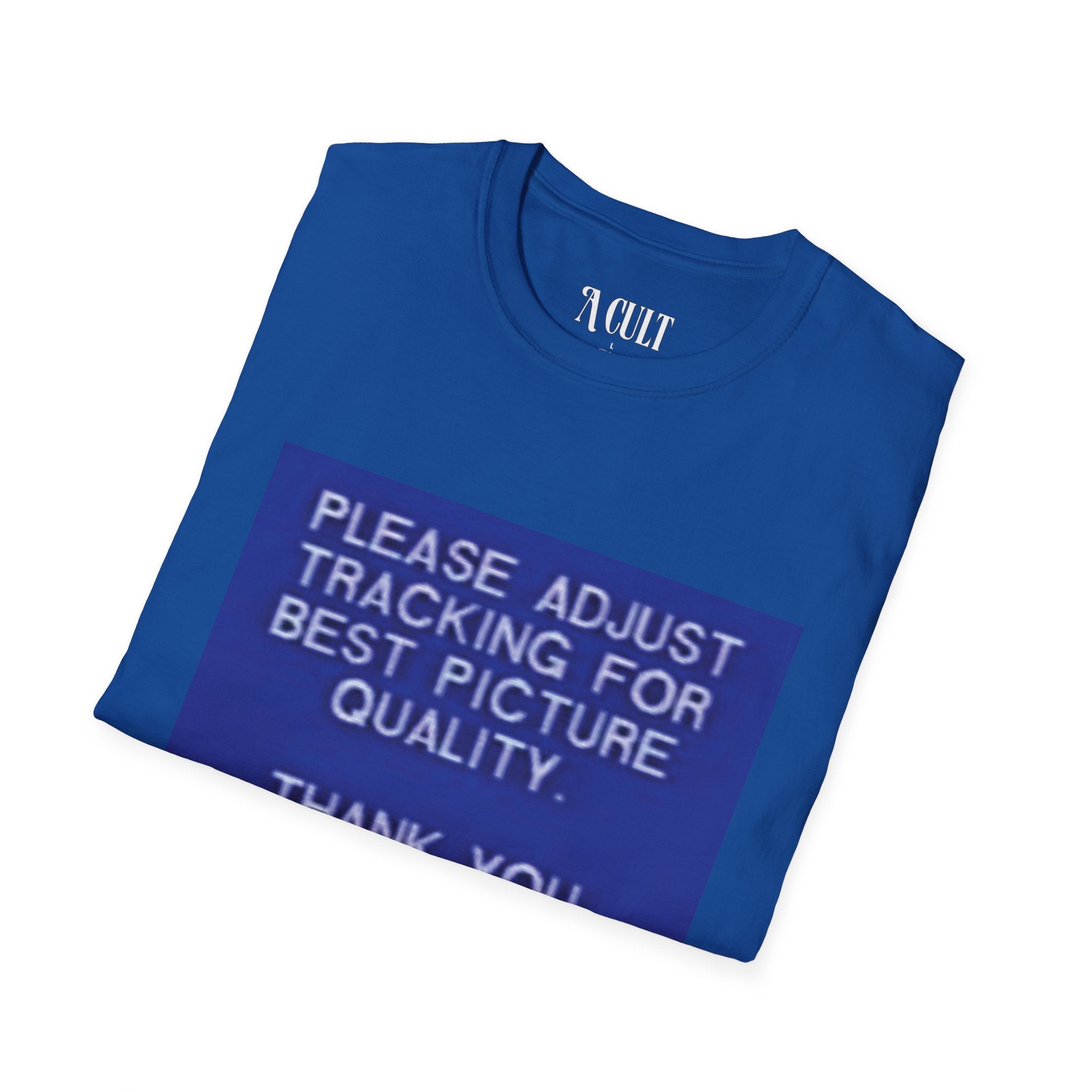 Tape Tee - Please Adjust Front - Unisex Soft-Style T-Shirt