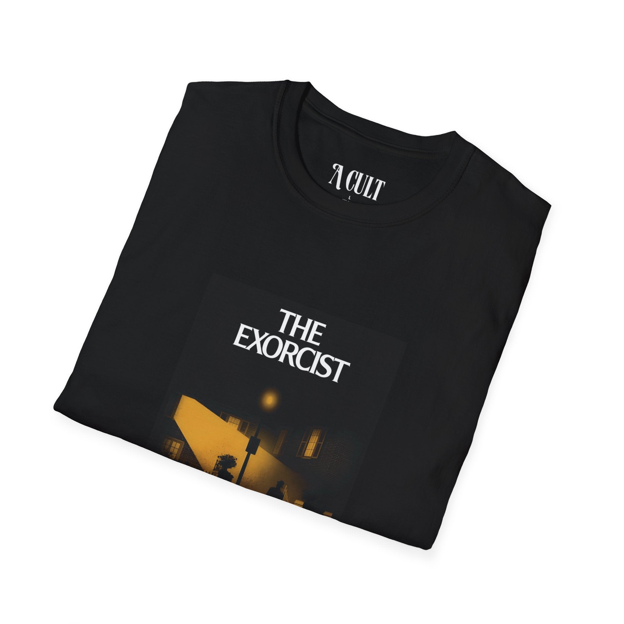 The Exorcist - Classic Movie Poster Yellow - Unisex Soft-Style T-Shirt