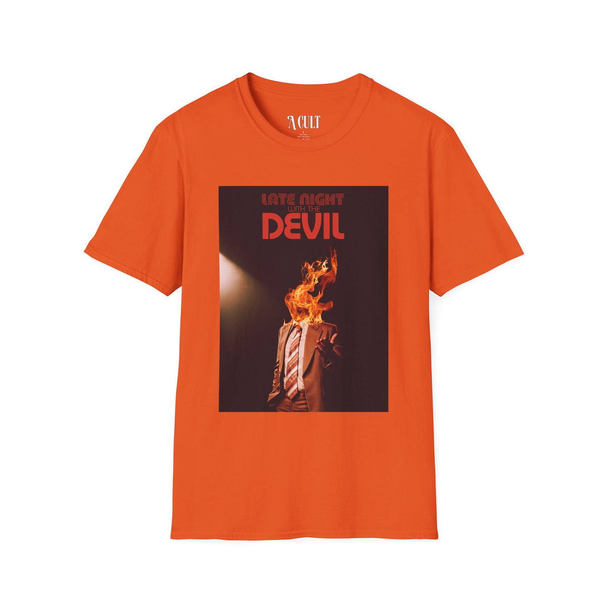 Late Night with the Devil - Fire - Unisex Soft-Style T-Shirt
