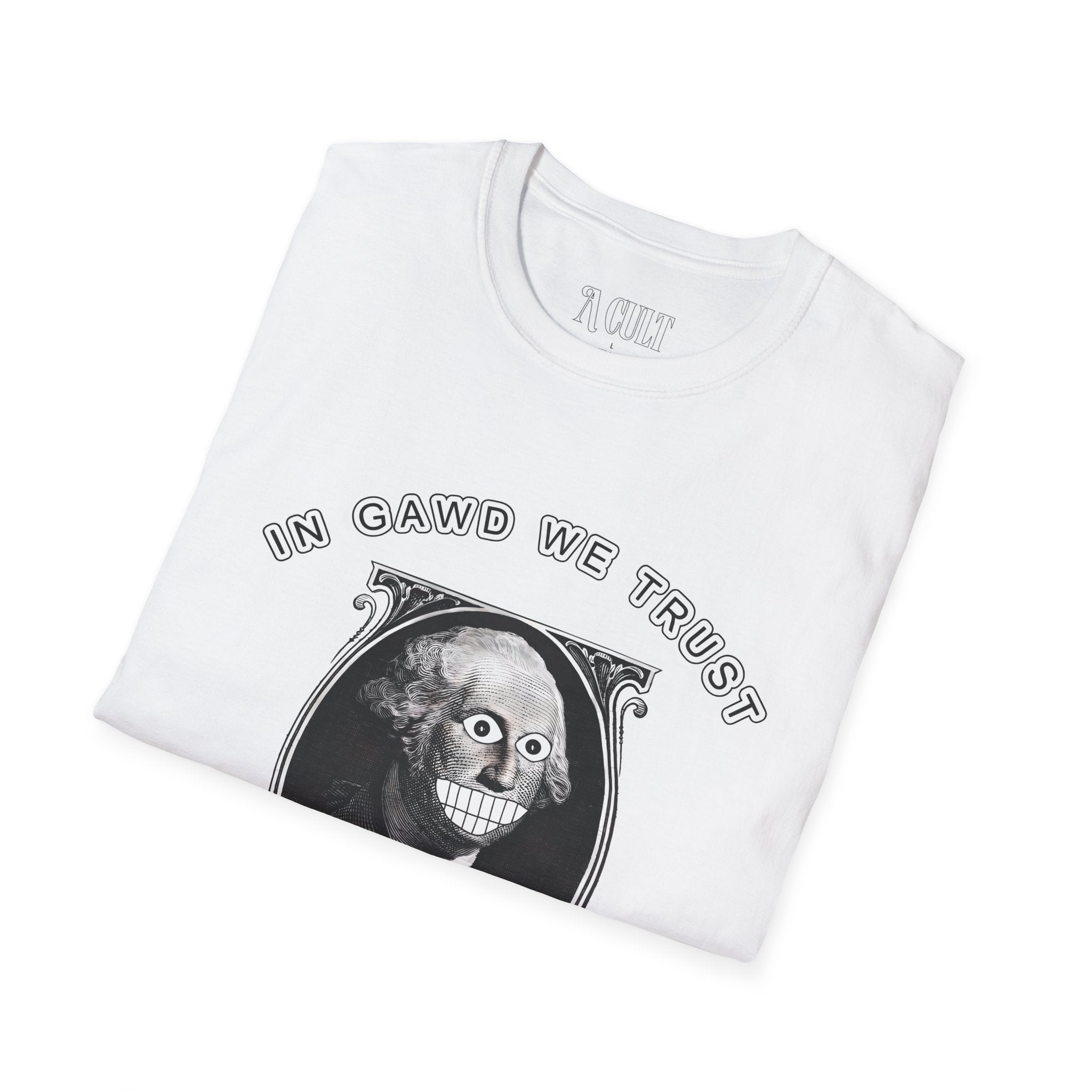 What They Wore - Kurt Cobain - In Gawd We Trust - Unisex Soft-Style T-Shirt