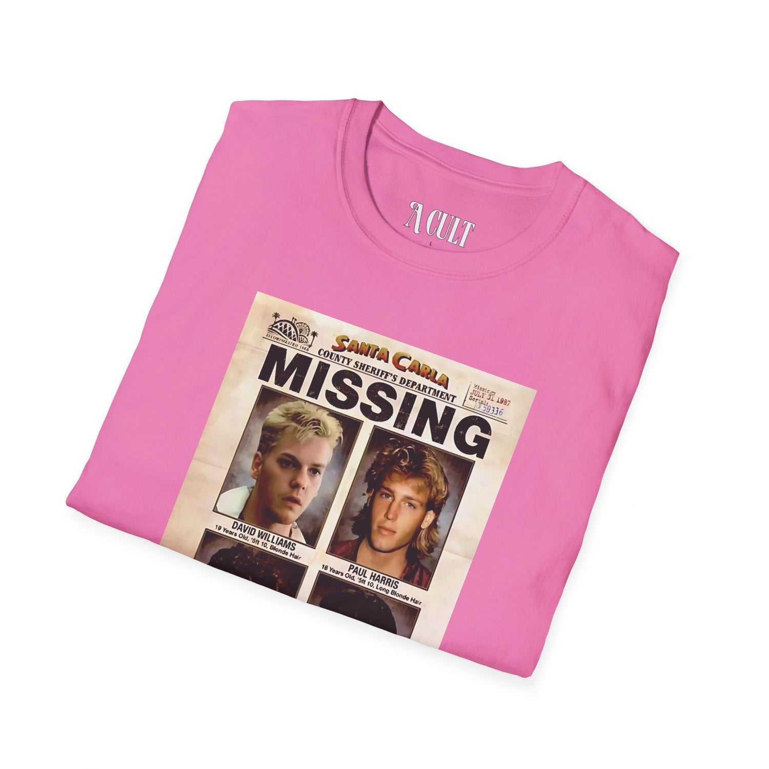 The Lost Boys - Missing - Unisex Soft-Style T-Shirt