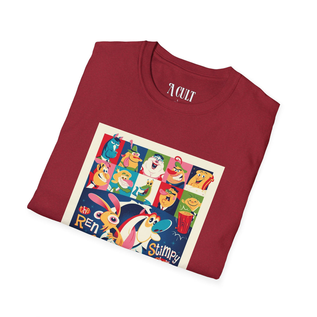 Ren And Stimpy - The Show  - Unisex Soft-Style T-Shirt