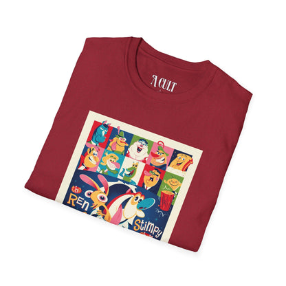 Ren And Stimpy - The Show  - Unisex Soft-Style T-Shirt