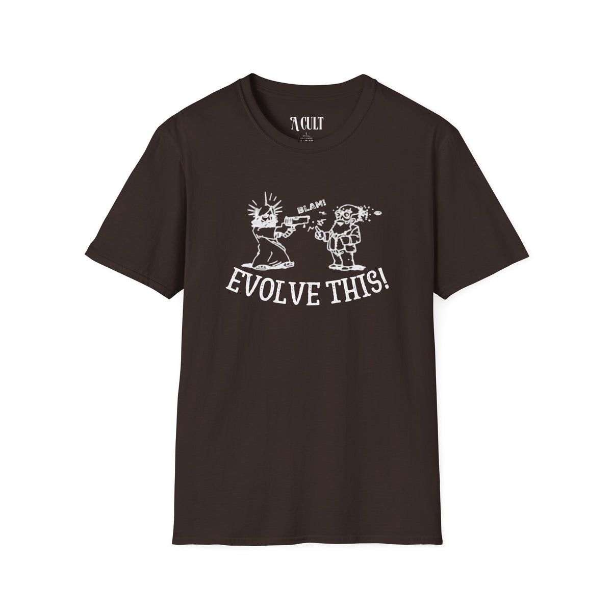 Paul Rudd &amp; Kristen Wiig - Evolve This - Unisex Soft-Style T-Shirt