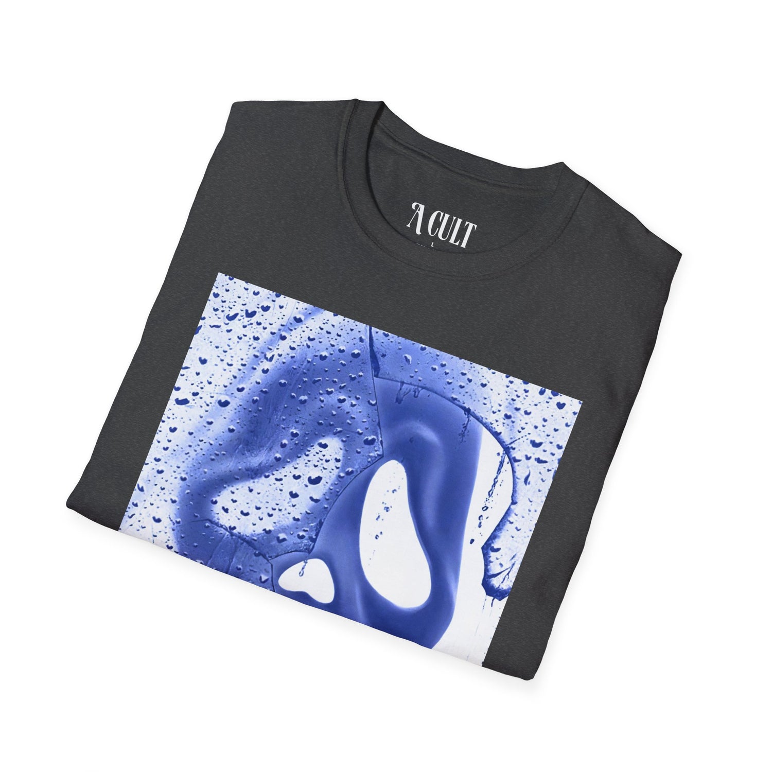 Scream Face Inverted - Unisex Soft-Style T-Shirt