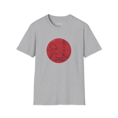 Hachiko - Loyal Dog  - Unisex Soft-Style T-Shirt